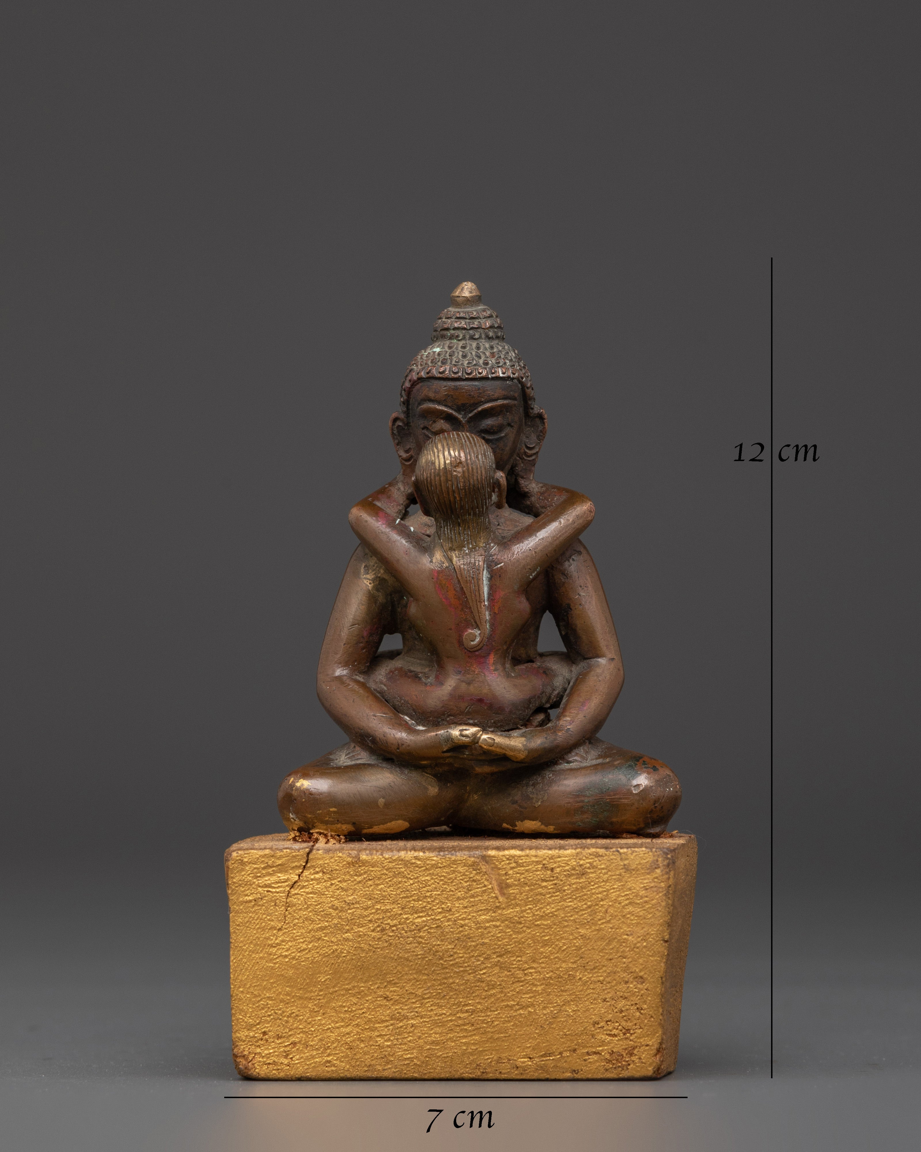 Samantabhadra with Consort Sculpture | Tibetan Wisdom Deity
