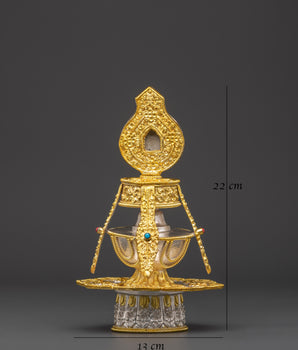 Sacred Tibetan Life Vase for Longevity and Blessings | Handcrafted Buddhist Treasure