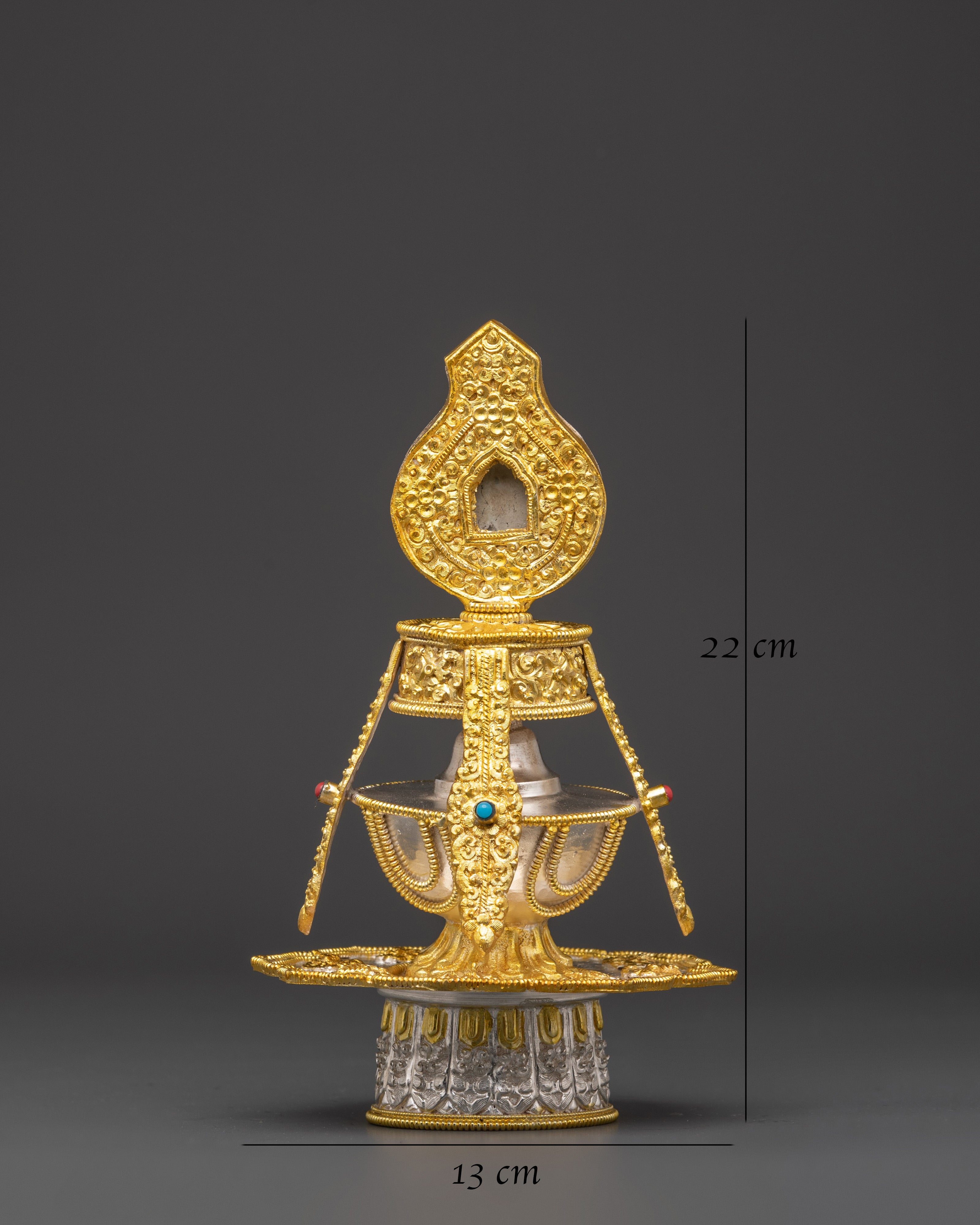 Sacred Tibetan Life Vase for Longevity and Blessings | Handcrafted Buddhist Treasure
