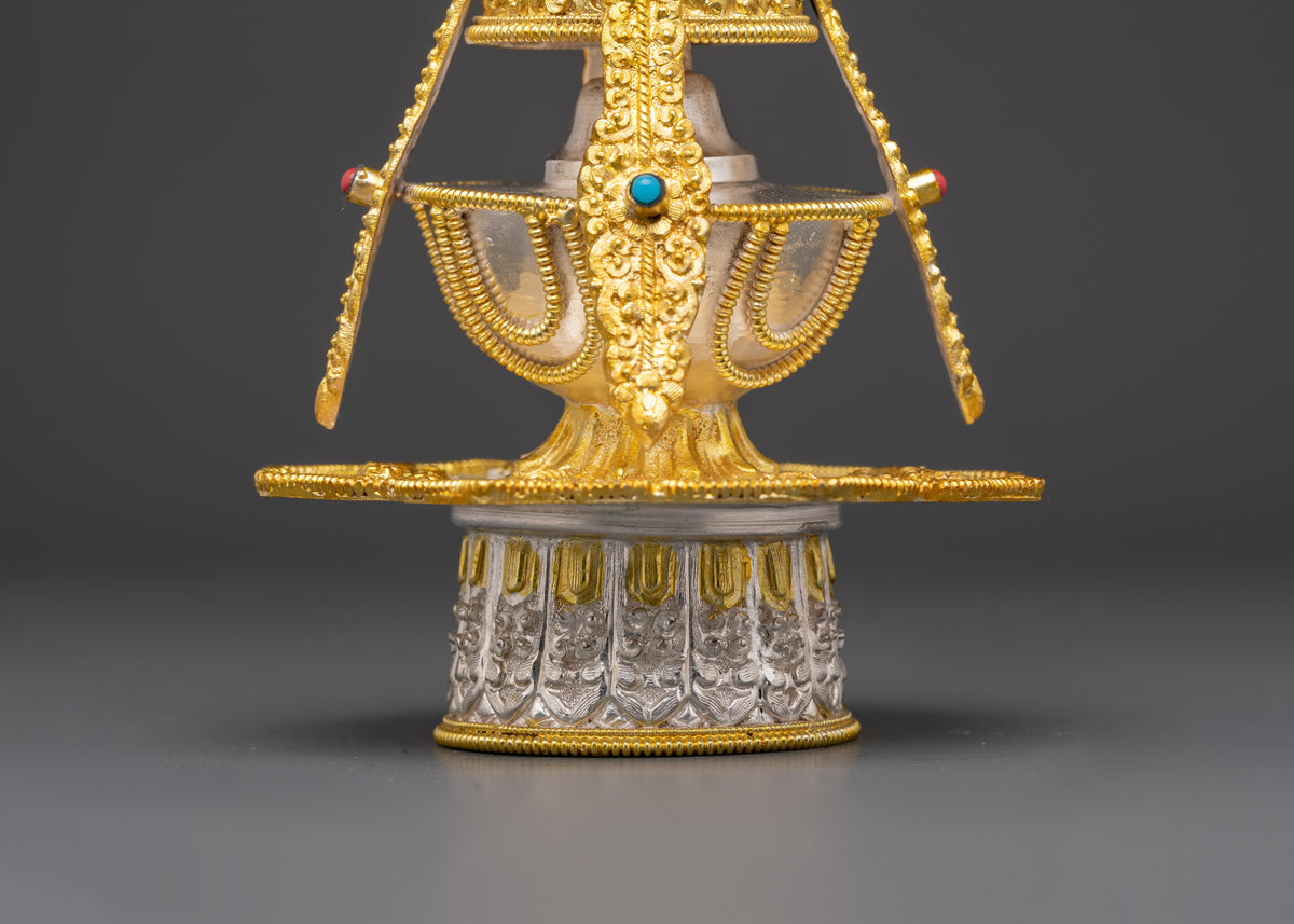 Sacred Tibetan Life Vase for Longevity and Blessings | Handcrafted Buddhist Treasure