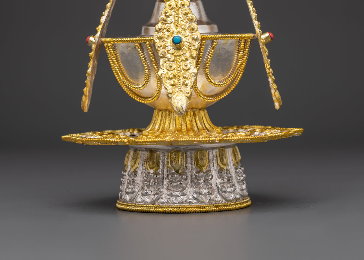 Handcrafted Copper Long Life Vase | Perfect for Tibetan Rituals & Spiritual Healing