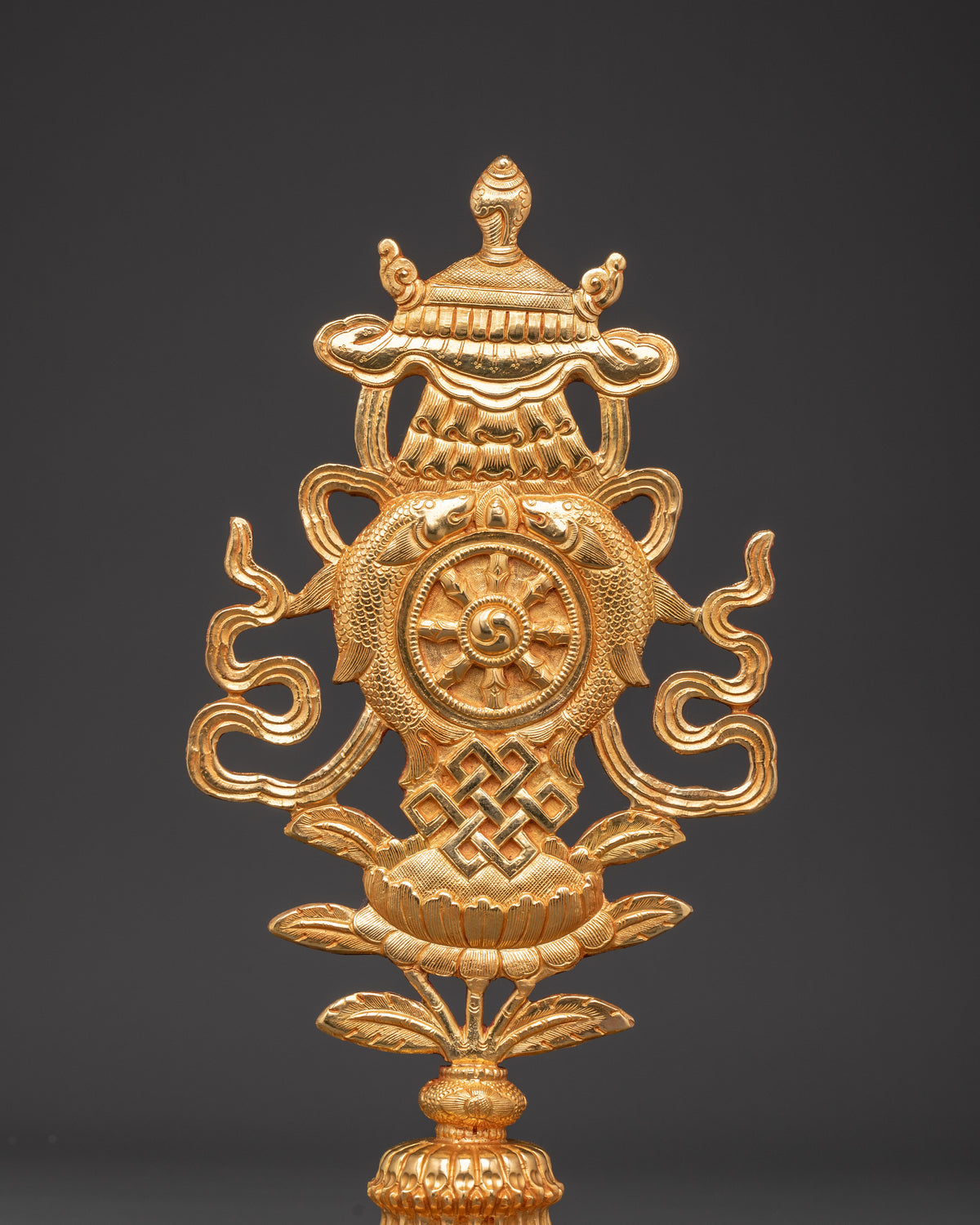 Auspicious Symbol Sacred Tibetan Decor | Symbol for Prosperity & Protection