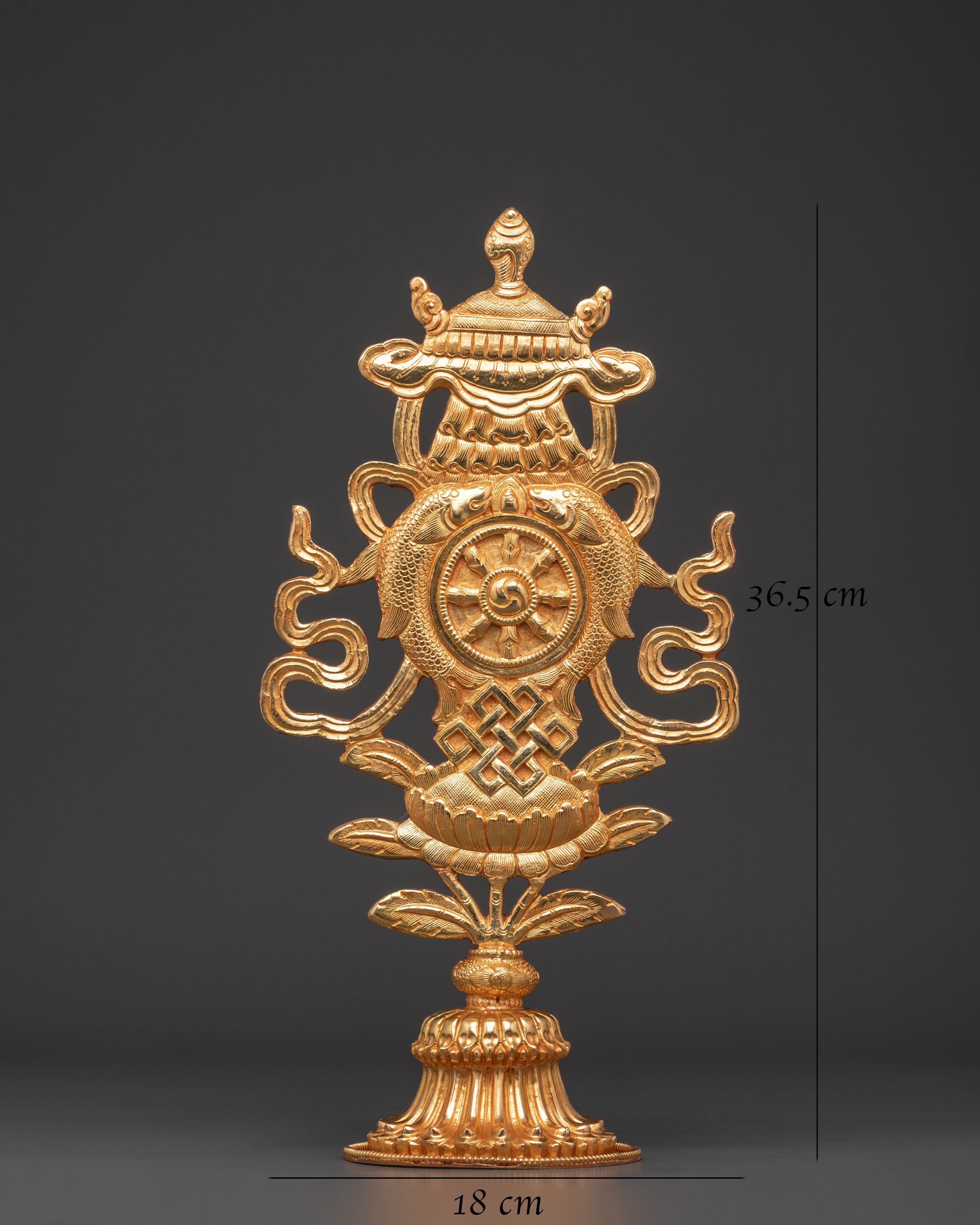 Auspicious Symbol Sacred Tibetan Decor | Symbol for Prosperity & Protection