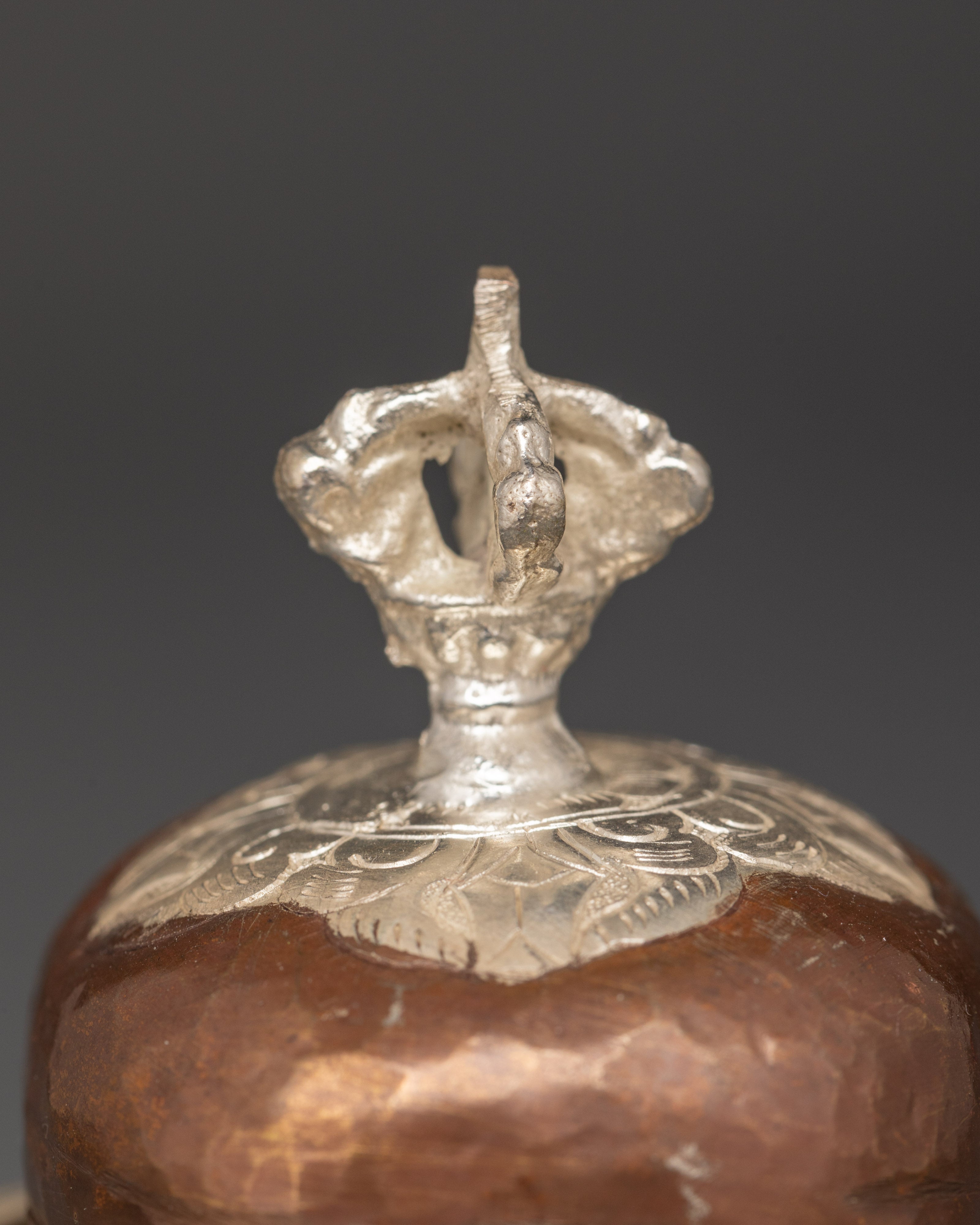 Traditional Tibetan Kapala Set | Skull Cup for Buddhist Ceremonies