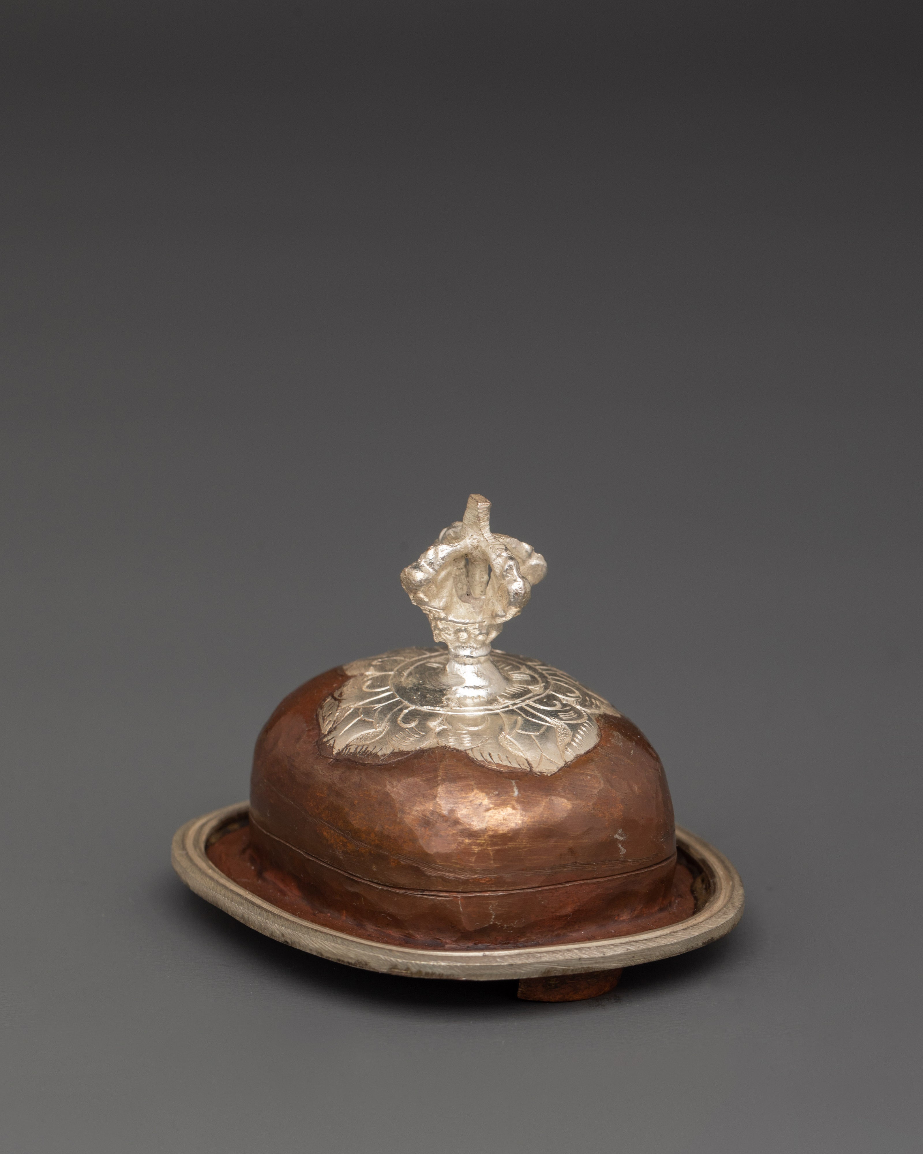 Traditional Tibetan Kapala Set | Skull Cup for Buddhist Ceremonies