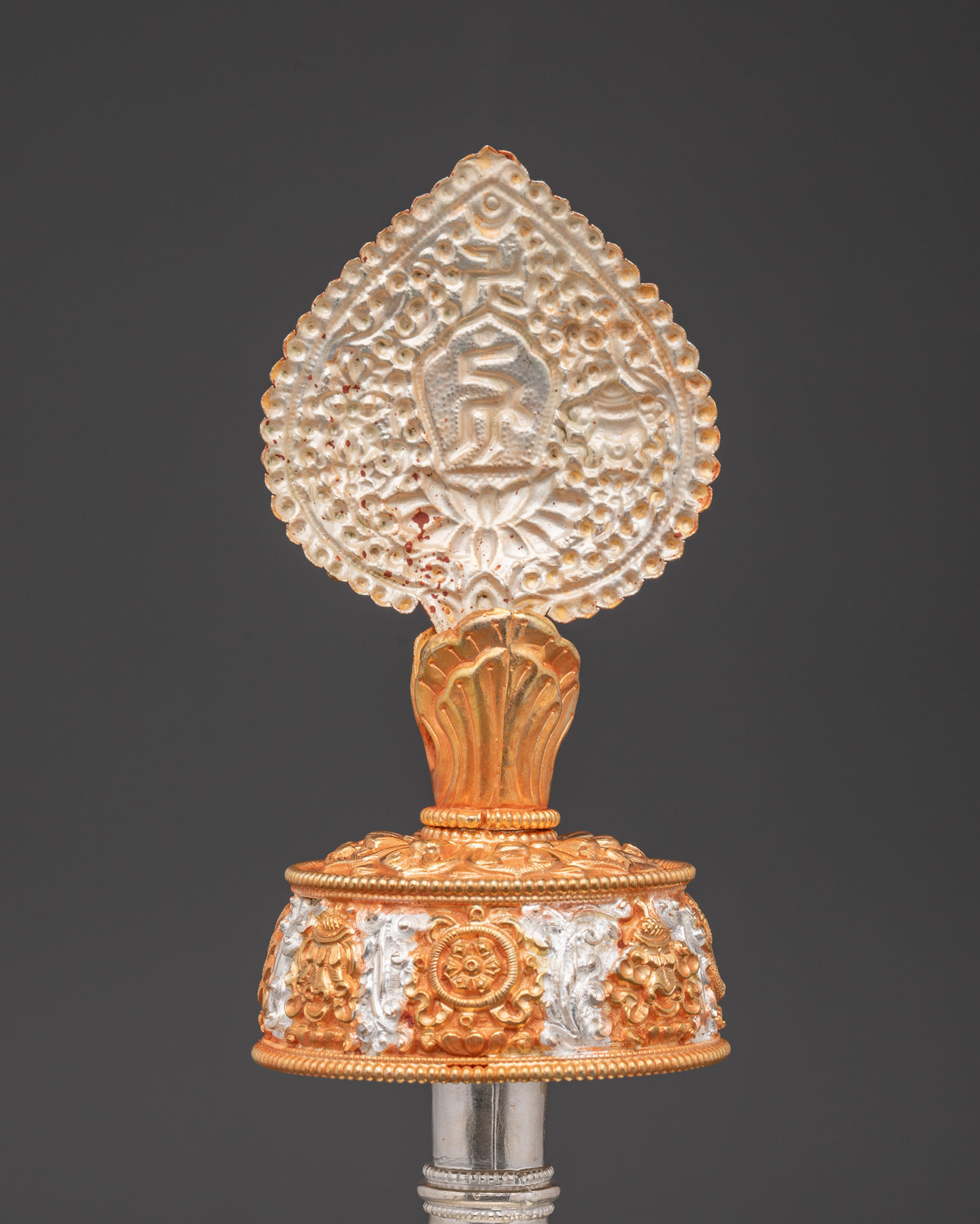 Decorative Bhumba Altar Set | Handcrafted Copper with Gold & Silver Plating