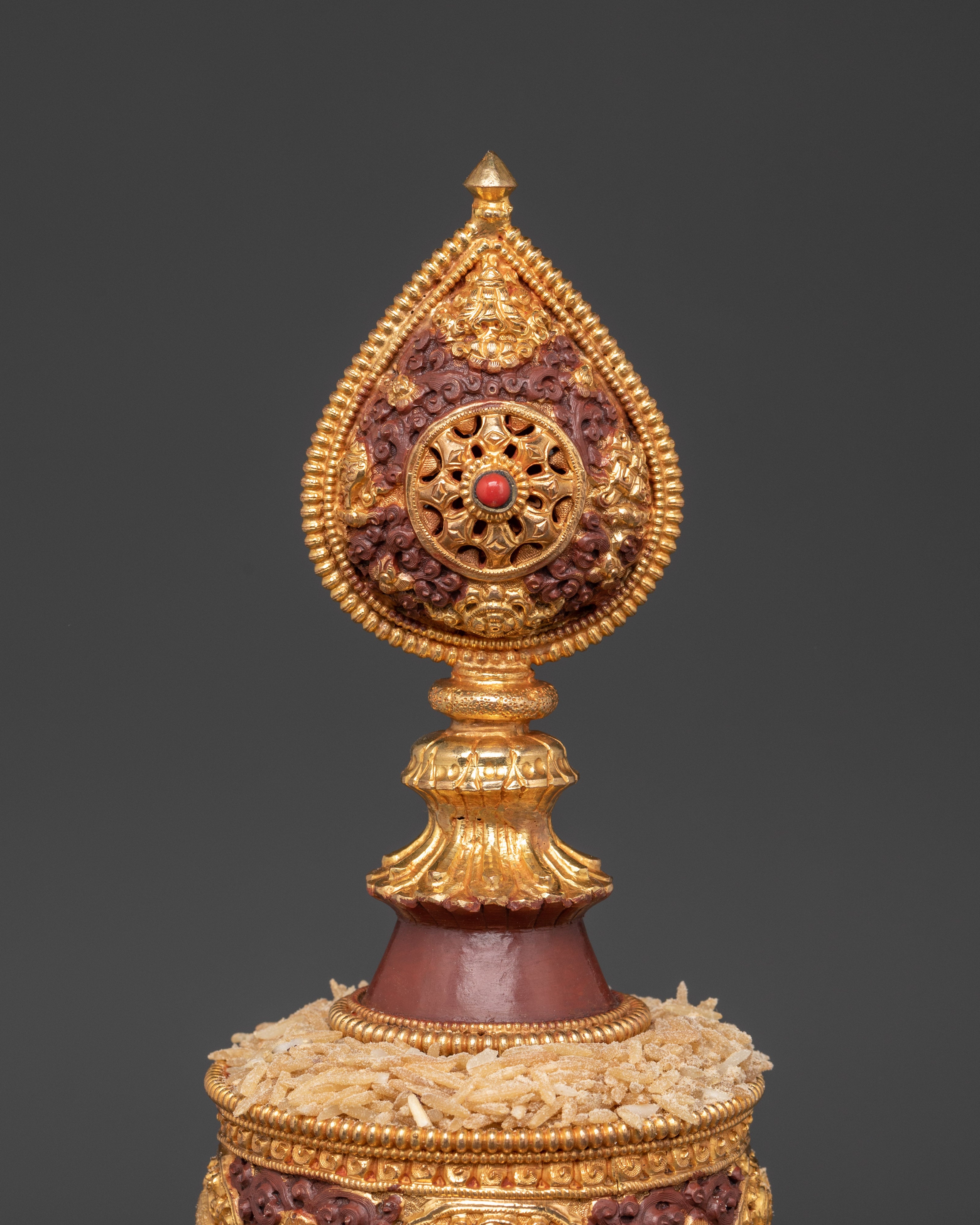 Handcrafted Oxidized Copper Mandala Set | Buddhist Rituals and Spiritual Altar Decor