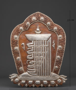 Electro Silver-Plated Wall Hanging with Sacred Symbols