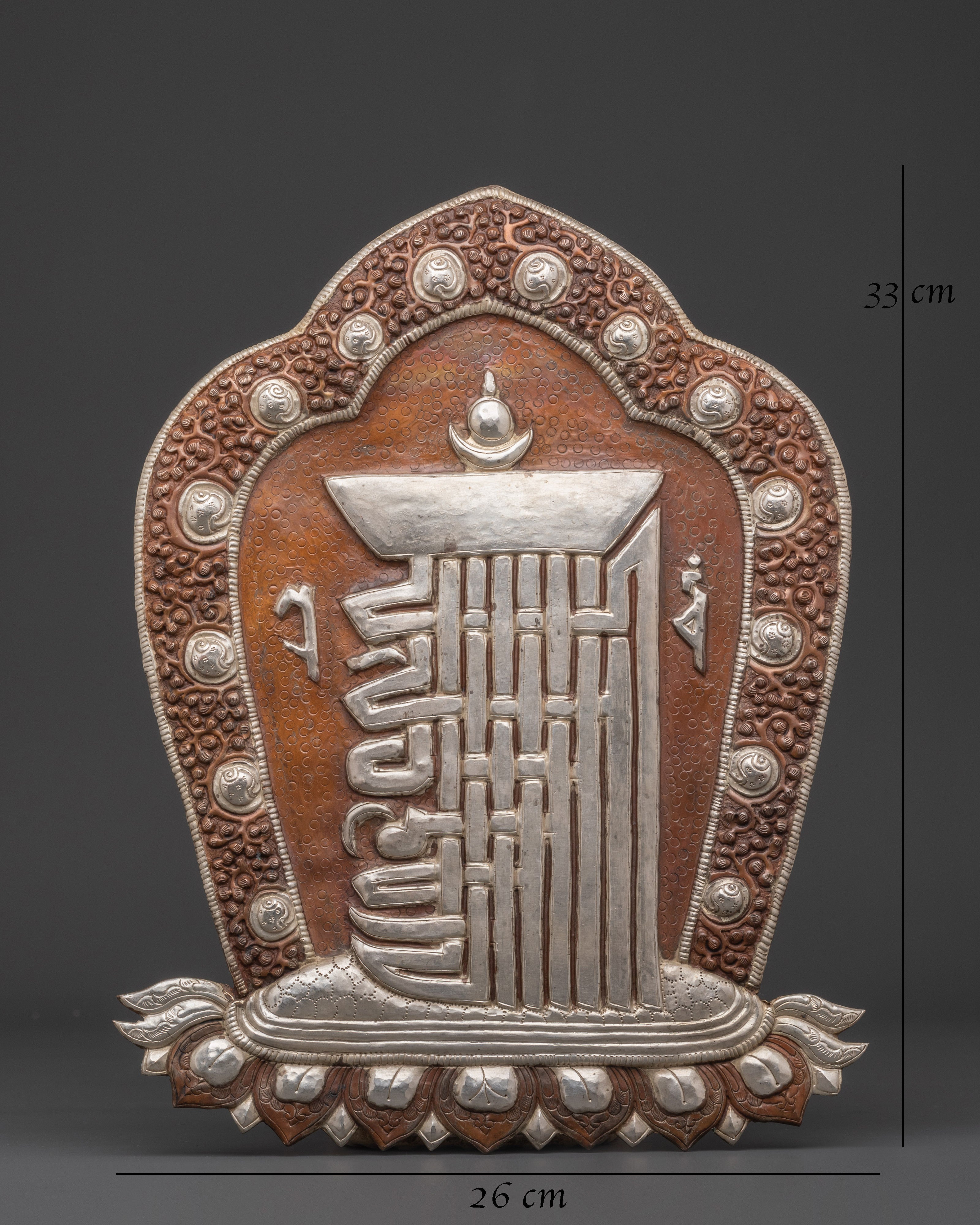 Electro Silver-Plated Wall Hanging with Sacred Symbols