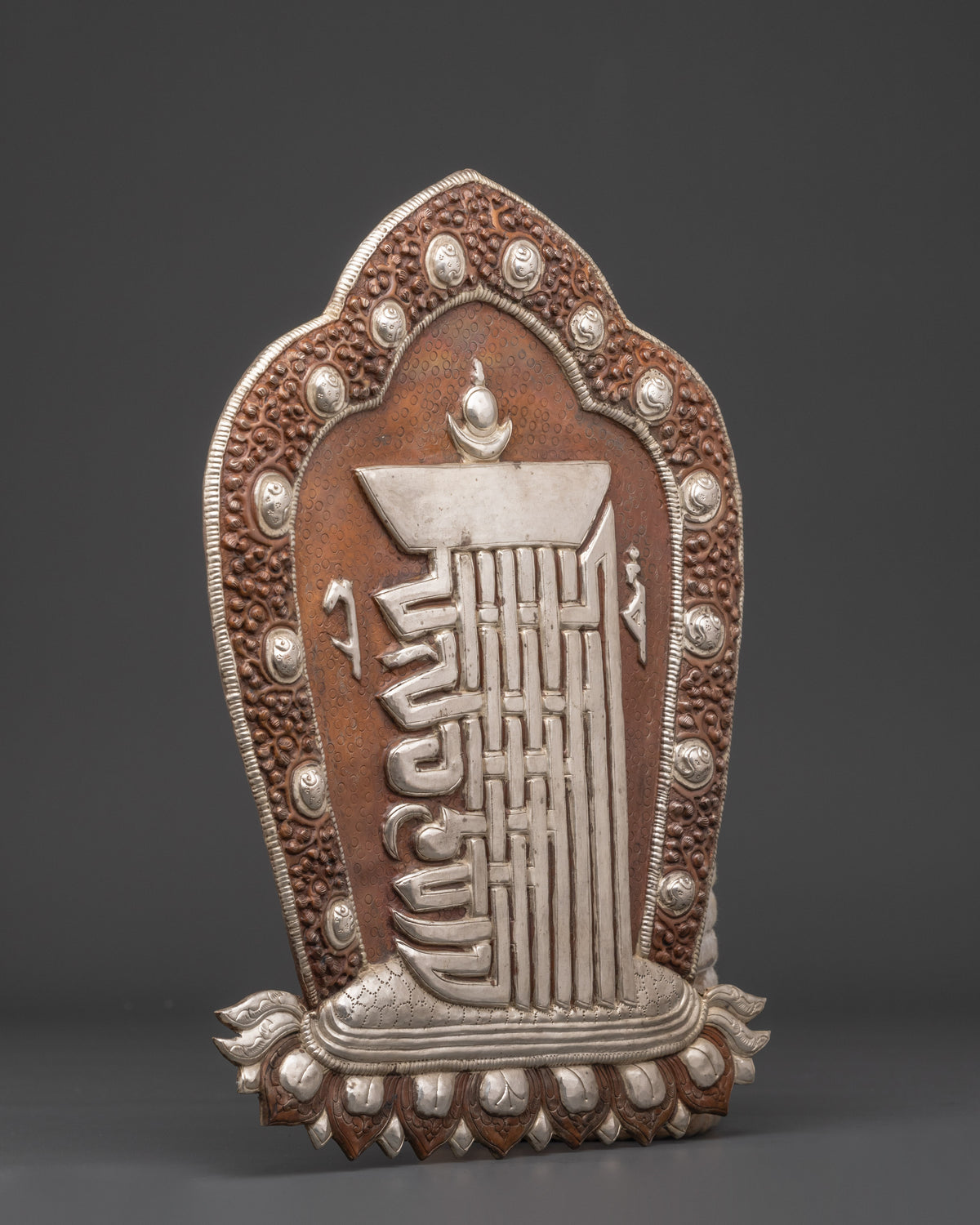Electro Silver-Plated Wall Hanging with Sacred Symbols