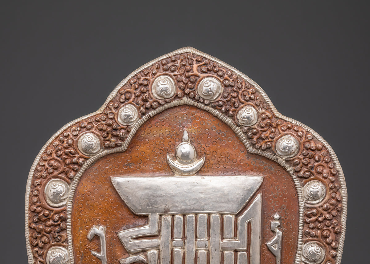 Electro Silver-Plated Wall Hanging with Sacred Symbols