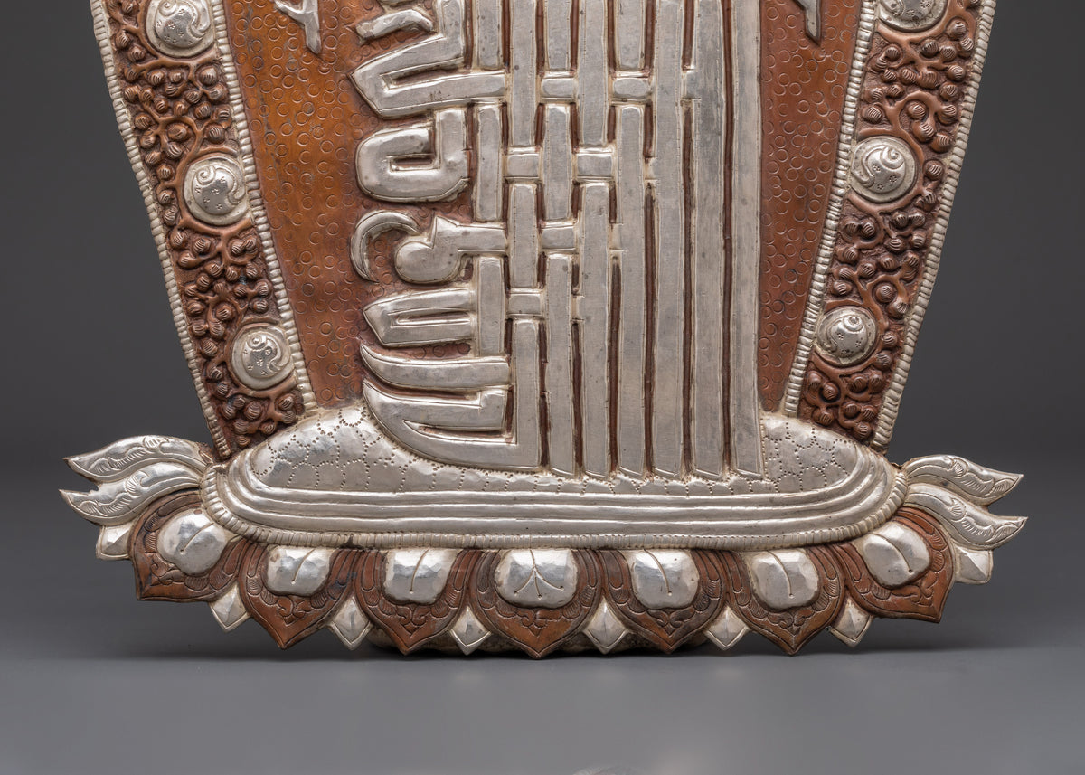 Electro Silver-Plated Wall Hanging with Sacred Symbols
