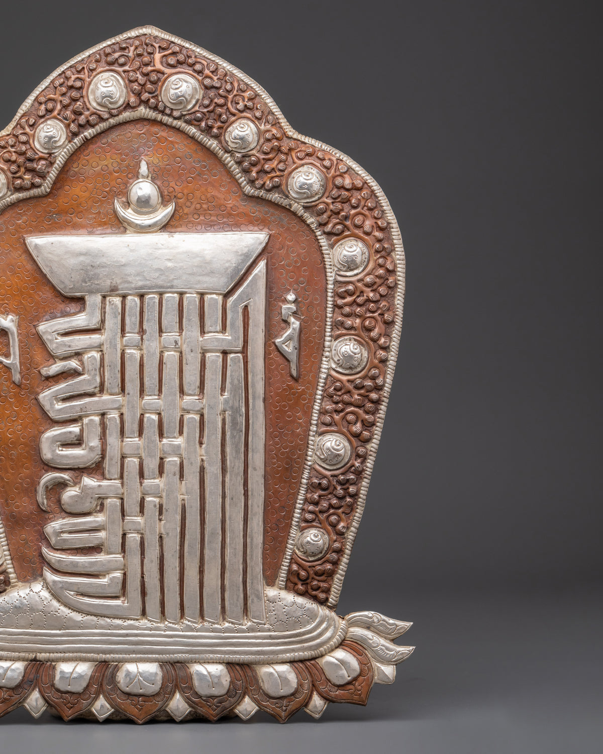 Electro Silver-Plated Wall Hanging with Sacred Symbols