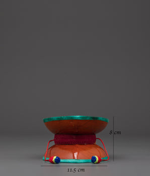 Sacred Damaru for Puja Rituals | Handcrafted Wooden Spiritual Instrument