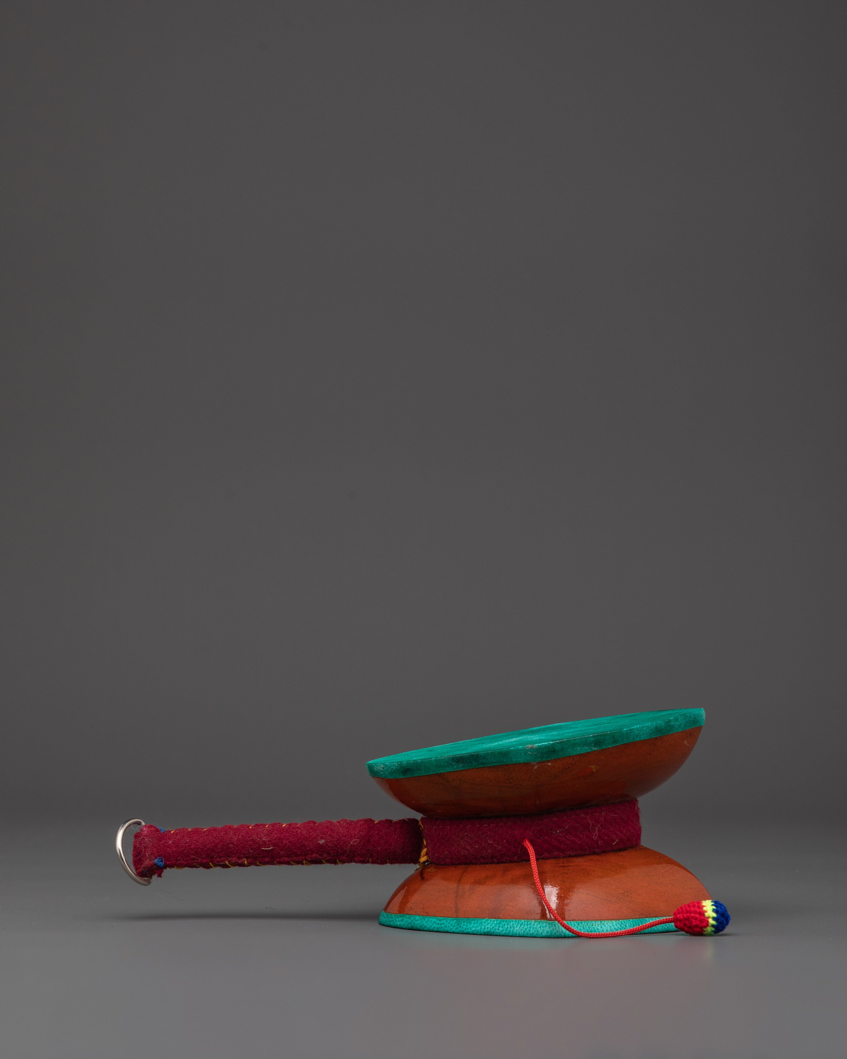 Sacred Damaru for Puja Rituals | Handcrafted Wooden Spiritual Instrument