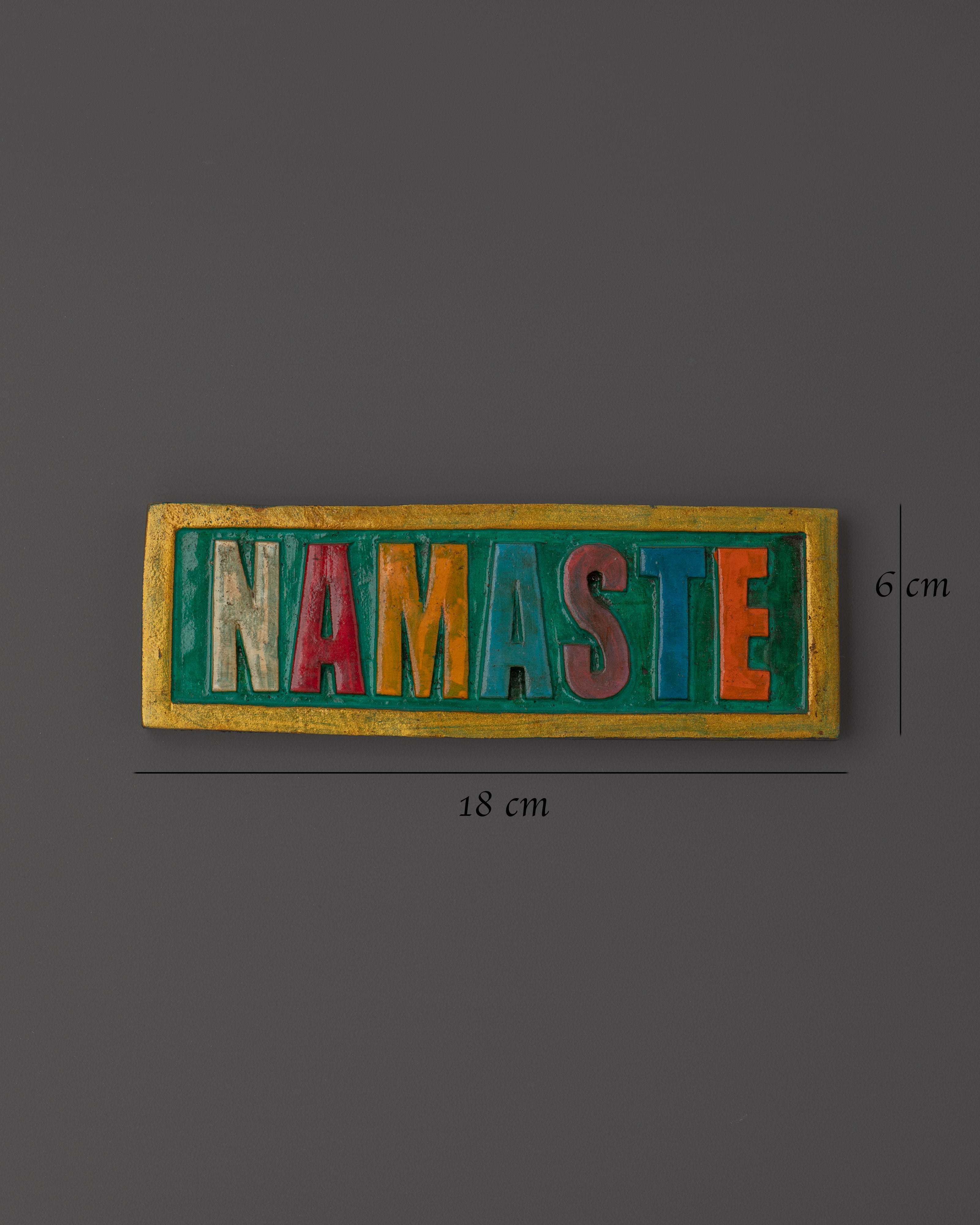 Handcrafted Namaste Wall Hanging | A Spiritual Accent for Your Home