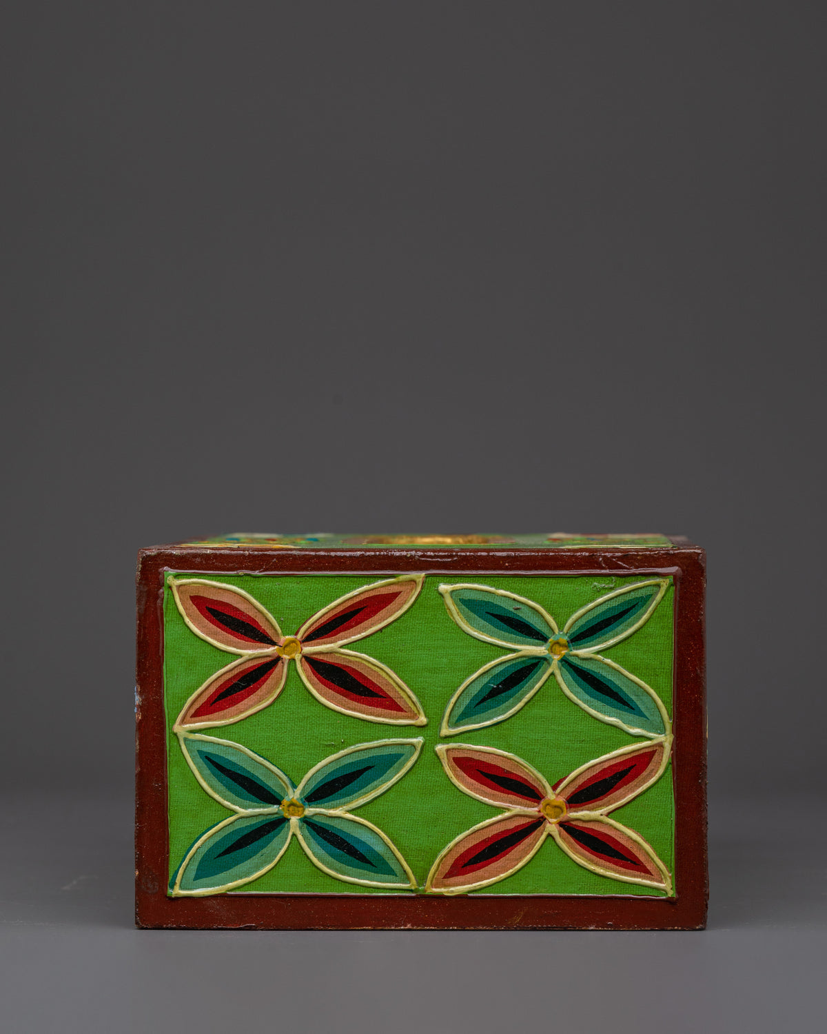 Handcrafted Wooden Tissue Box | Tibetan Decorative Home Decor
