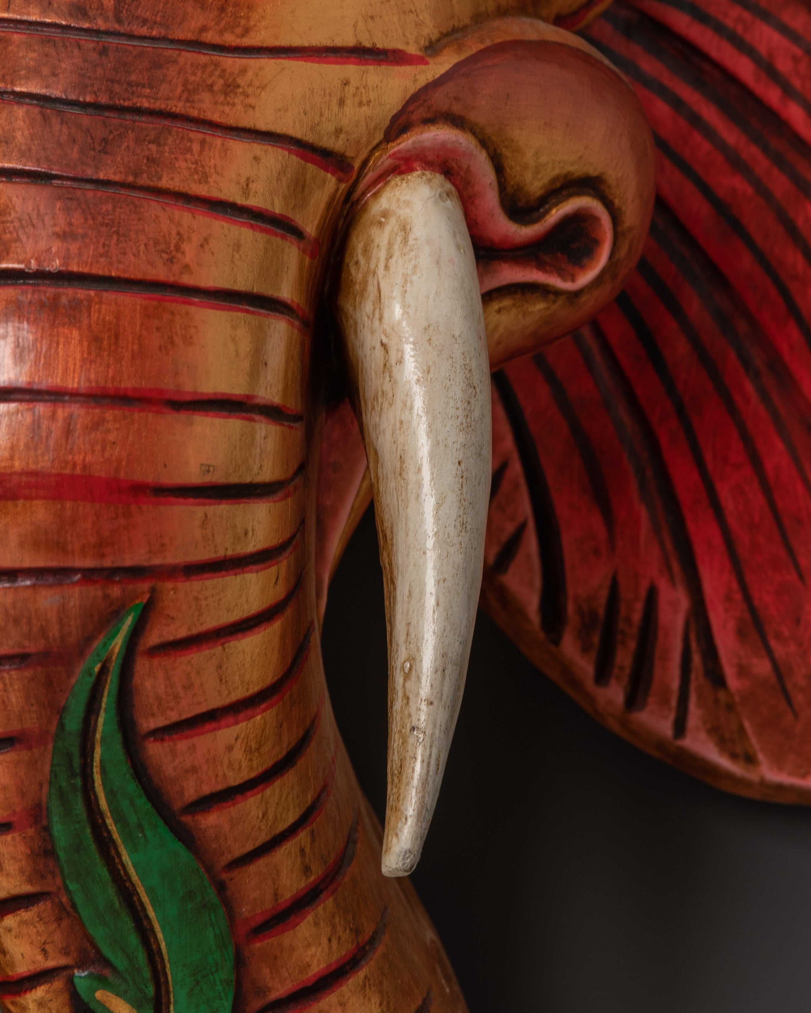 Handmade Ganesha Wall Hanging | Sacred Elephant Mask for Home or Altar