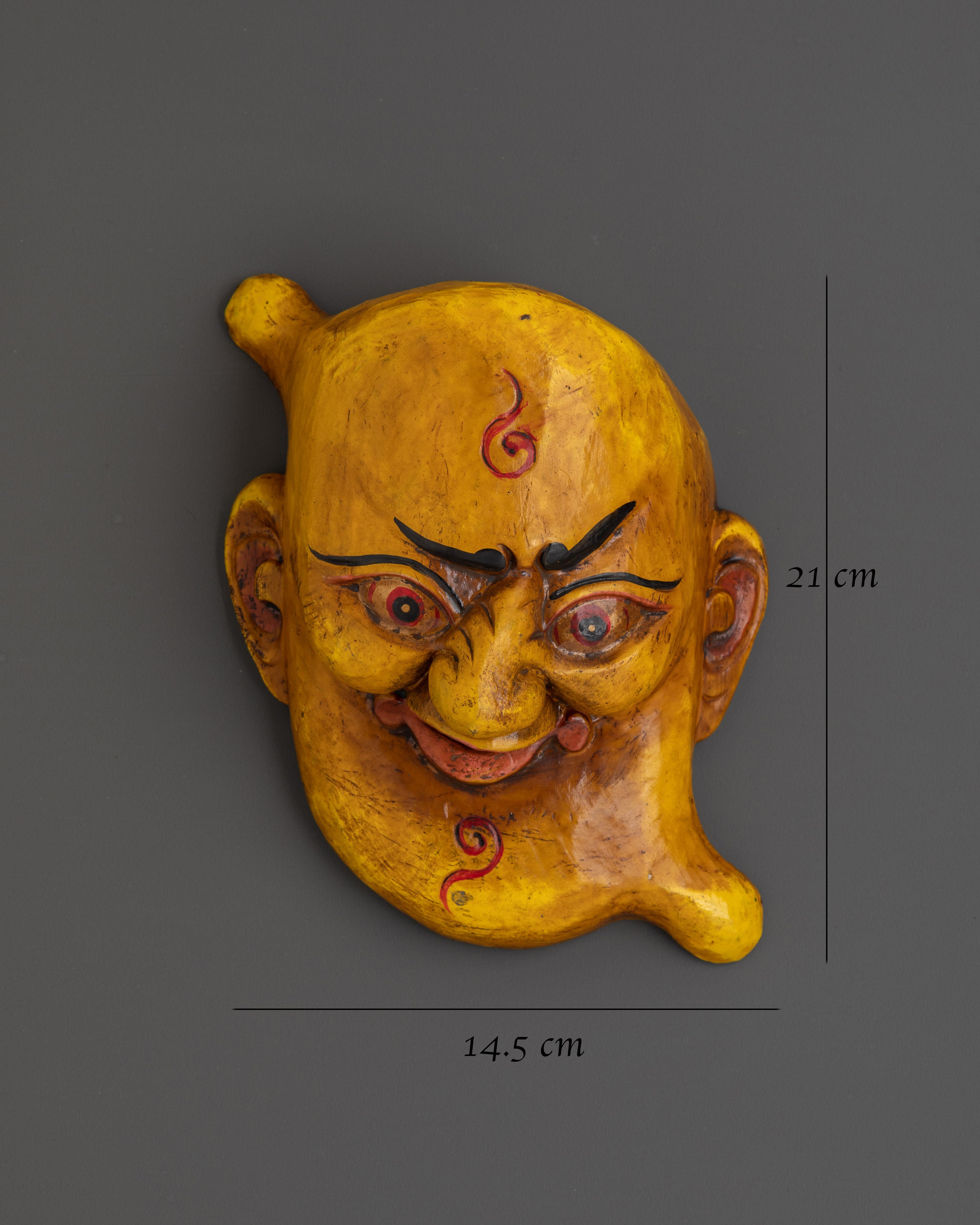 Traditional Tribal Wall Hanging Mask | Handcrafted Wooden Mask Decor