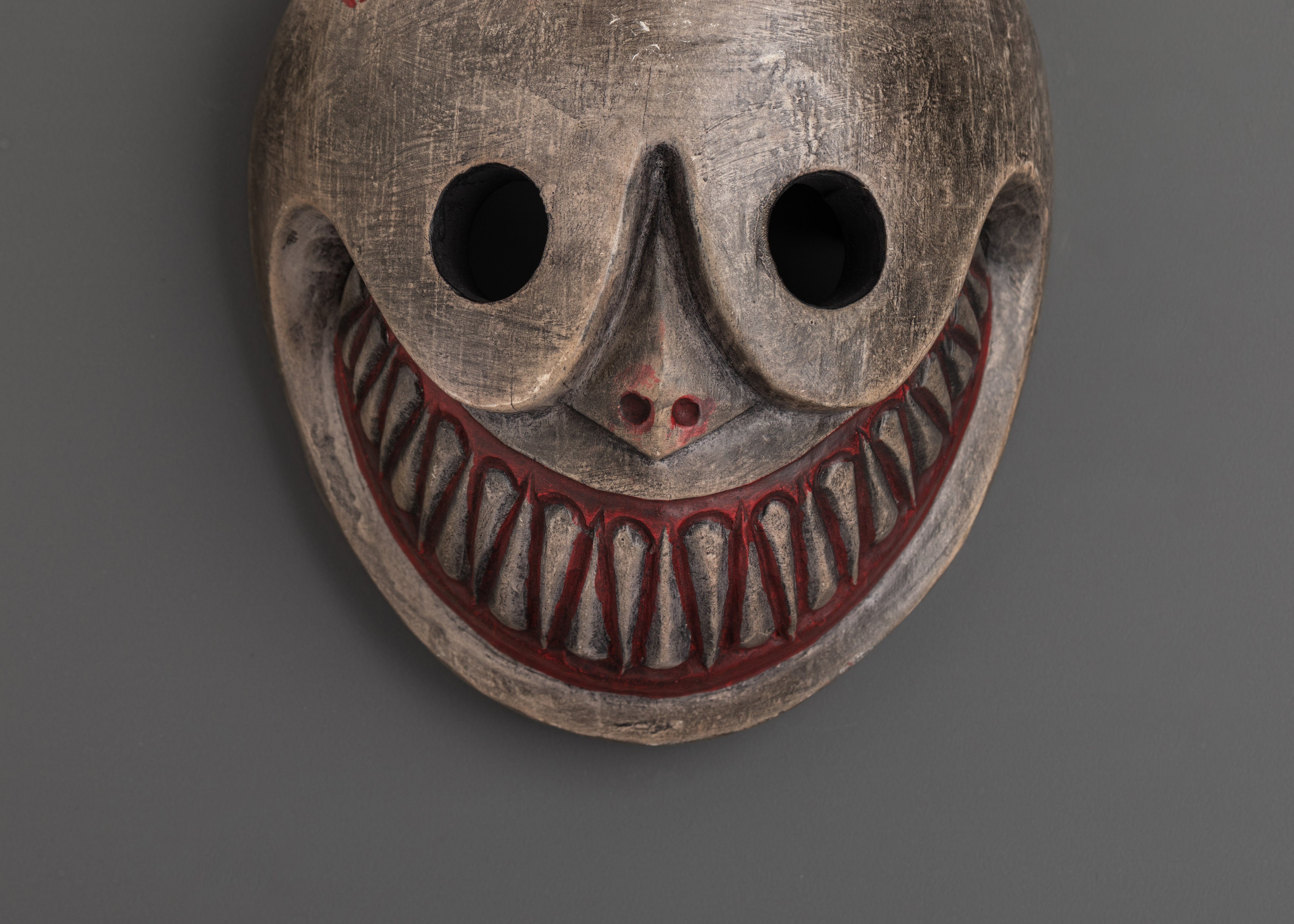 Ethnic Style Wall Hanging Mask | Handcrafted Wooden Mask Decor