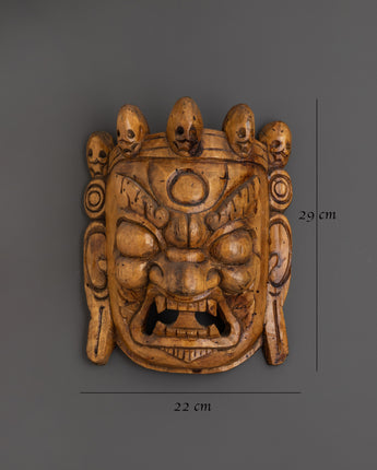 wooden-wall-mask