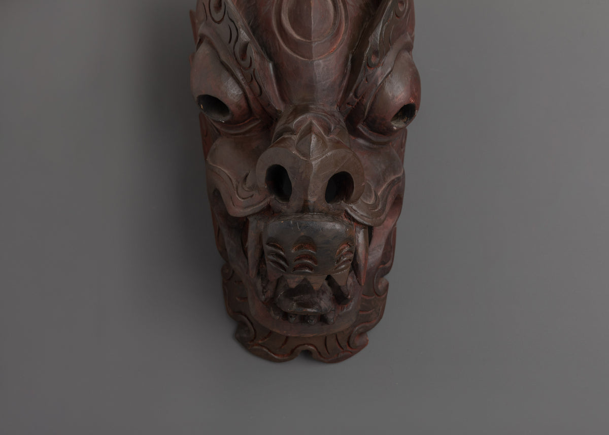 Himalayan Wall Hanging | Handcrafted Wooden Mask