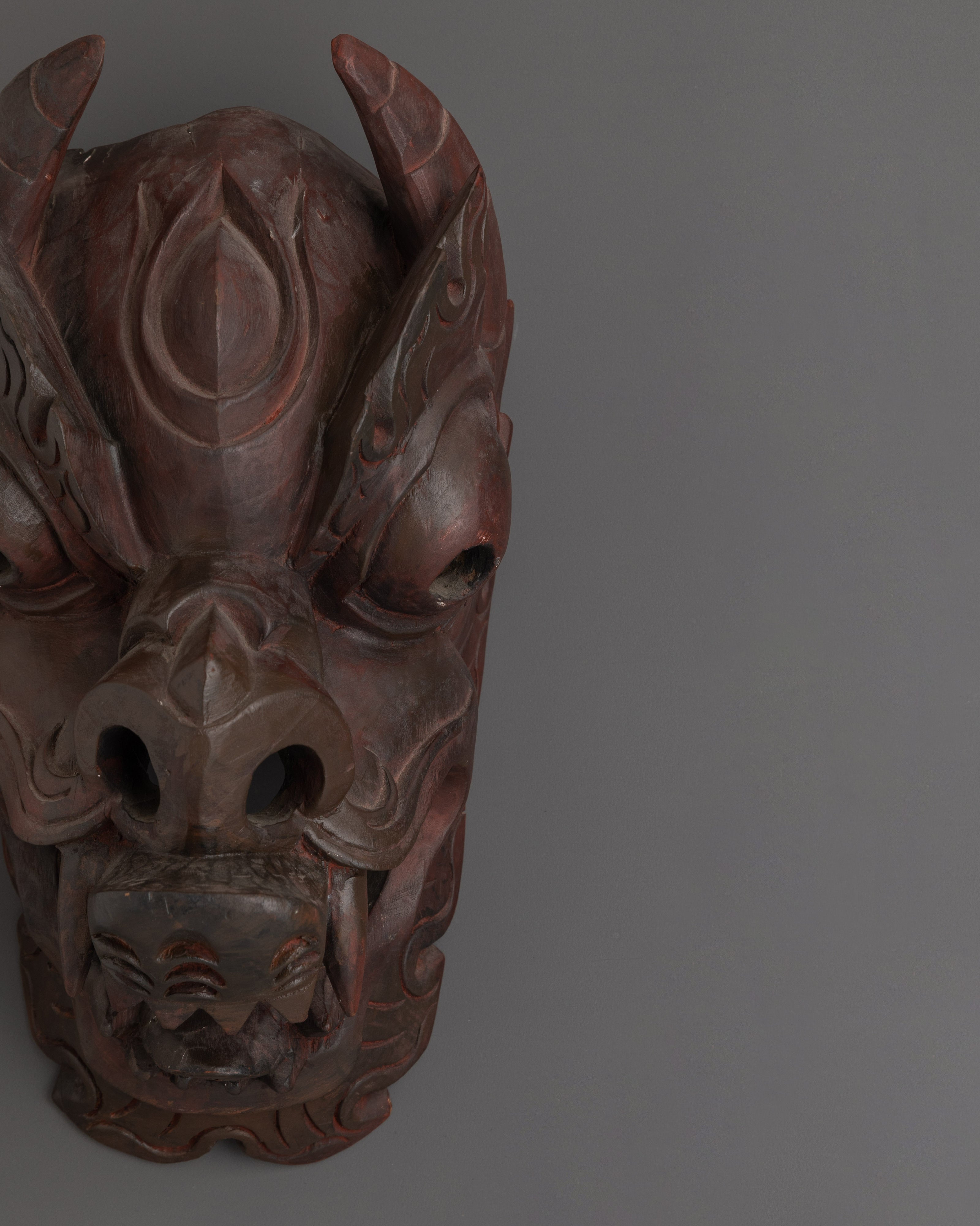 Himalayan Wall Hanging | Handcrafted Wooden Mask