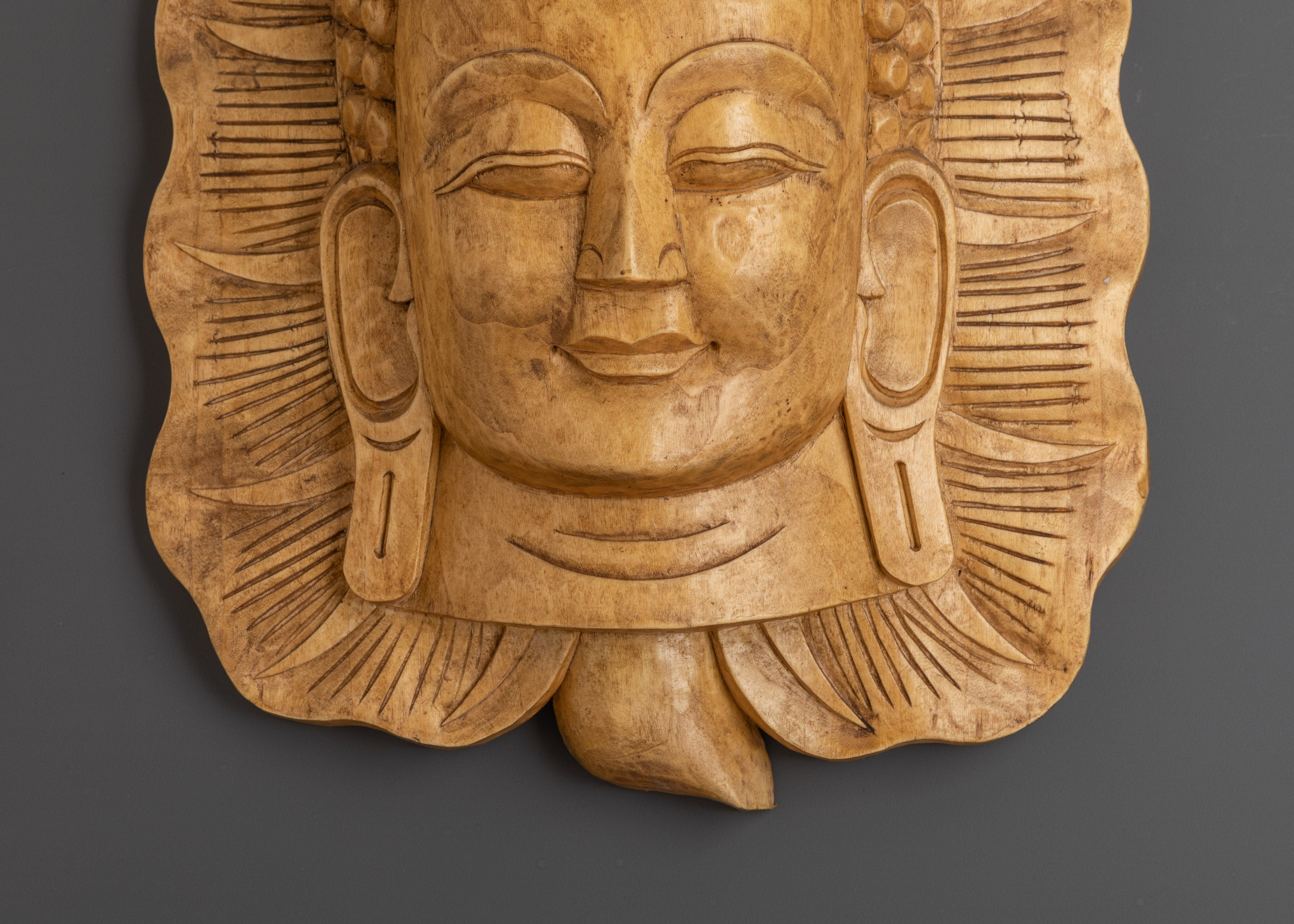 Buddha Wall Decor |  Buddha Face Wall Hanging