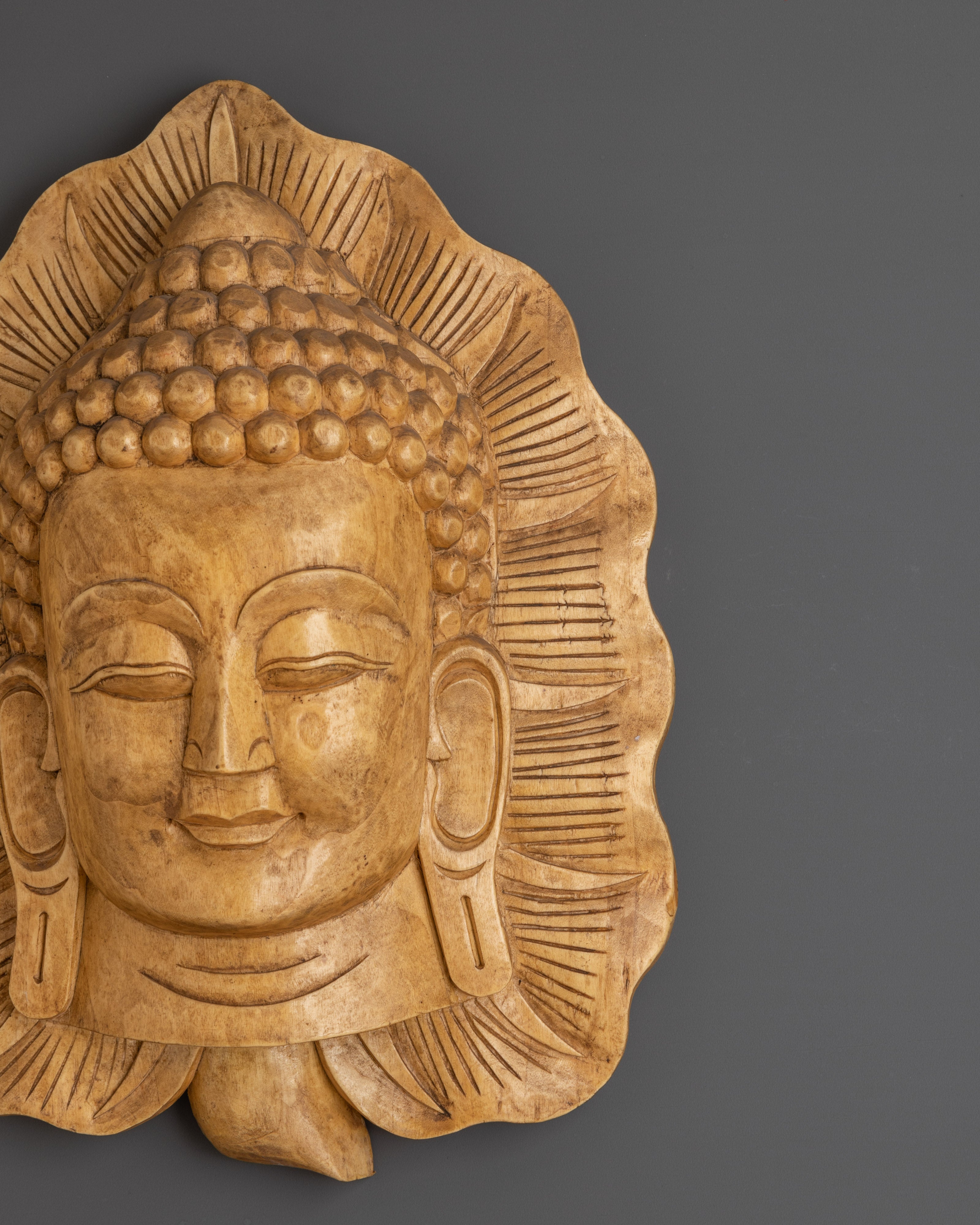 Buddha Wall Decor |  Buddha Face Wall Hanging