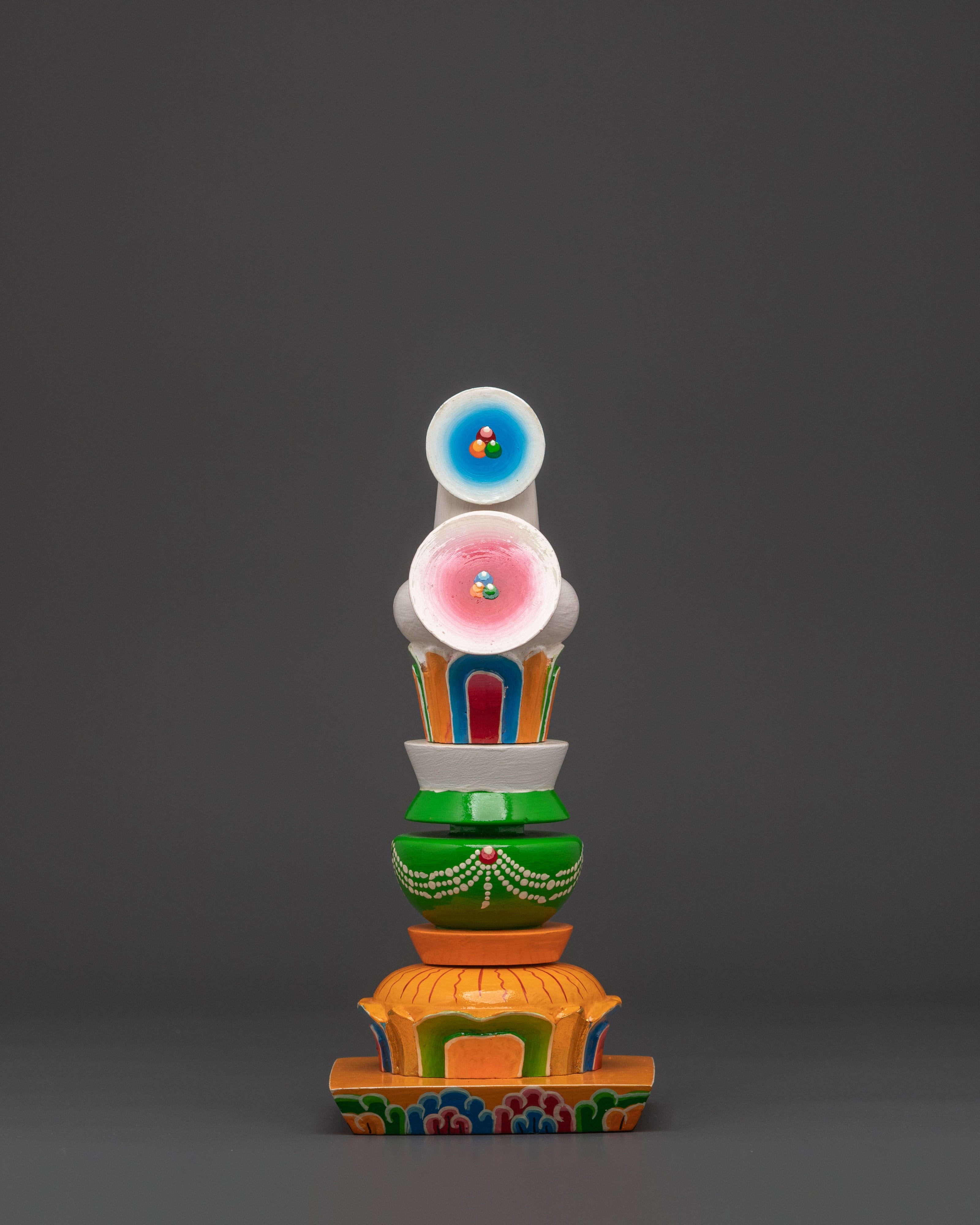 Puja Offering Torma | Wooden Torma For Vajrayana Practice