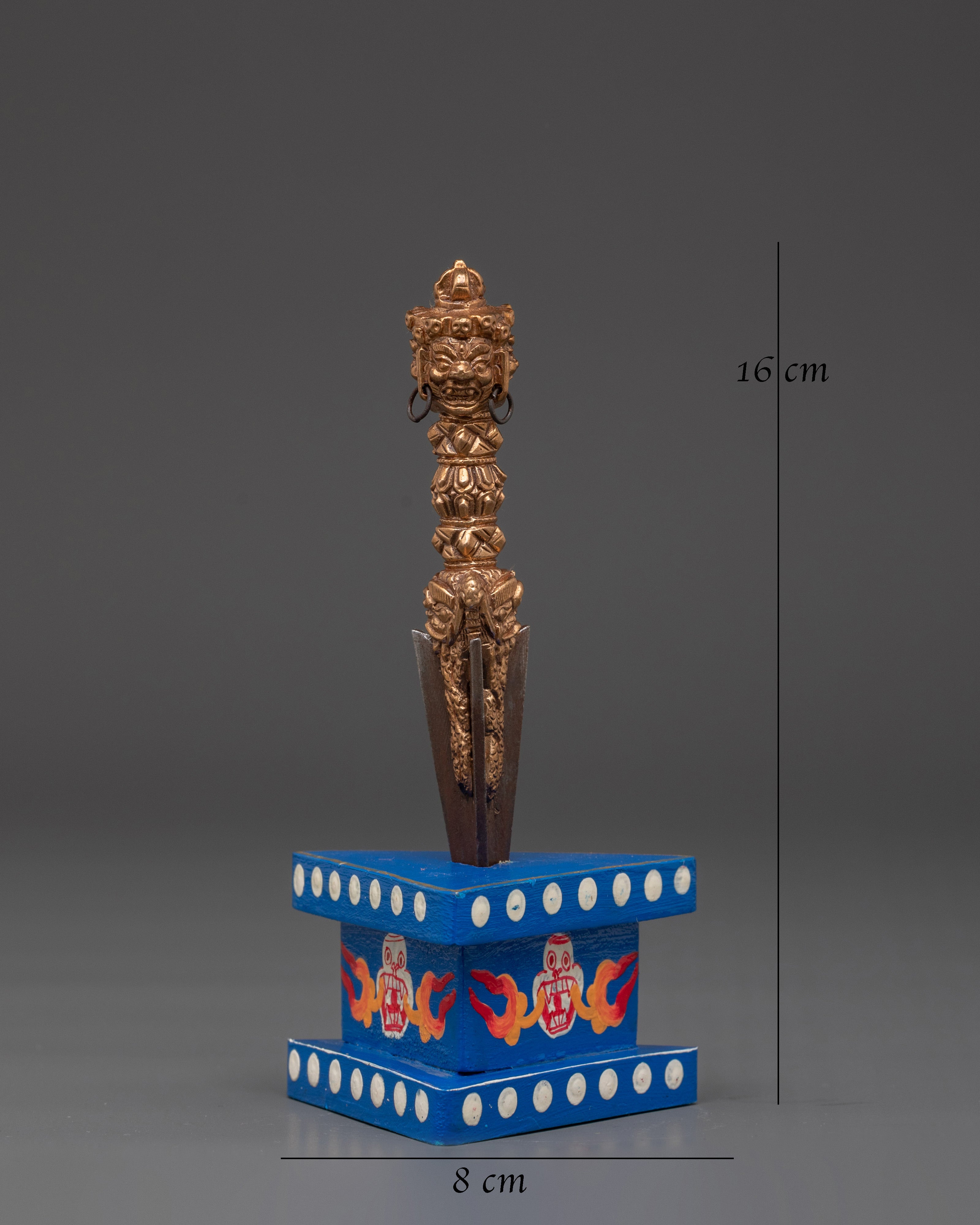 Handcrafted Ritual Phurba Dagger | Symbol of Protection & Healing
