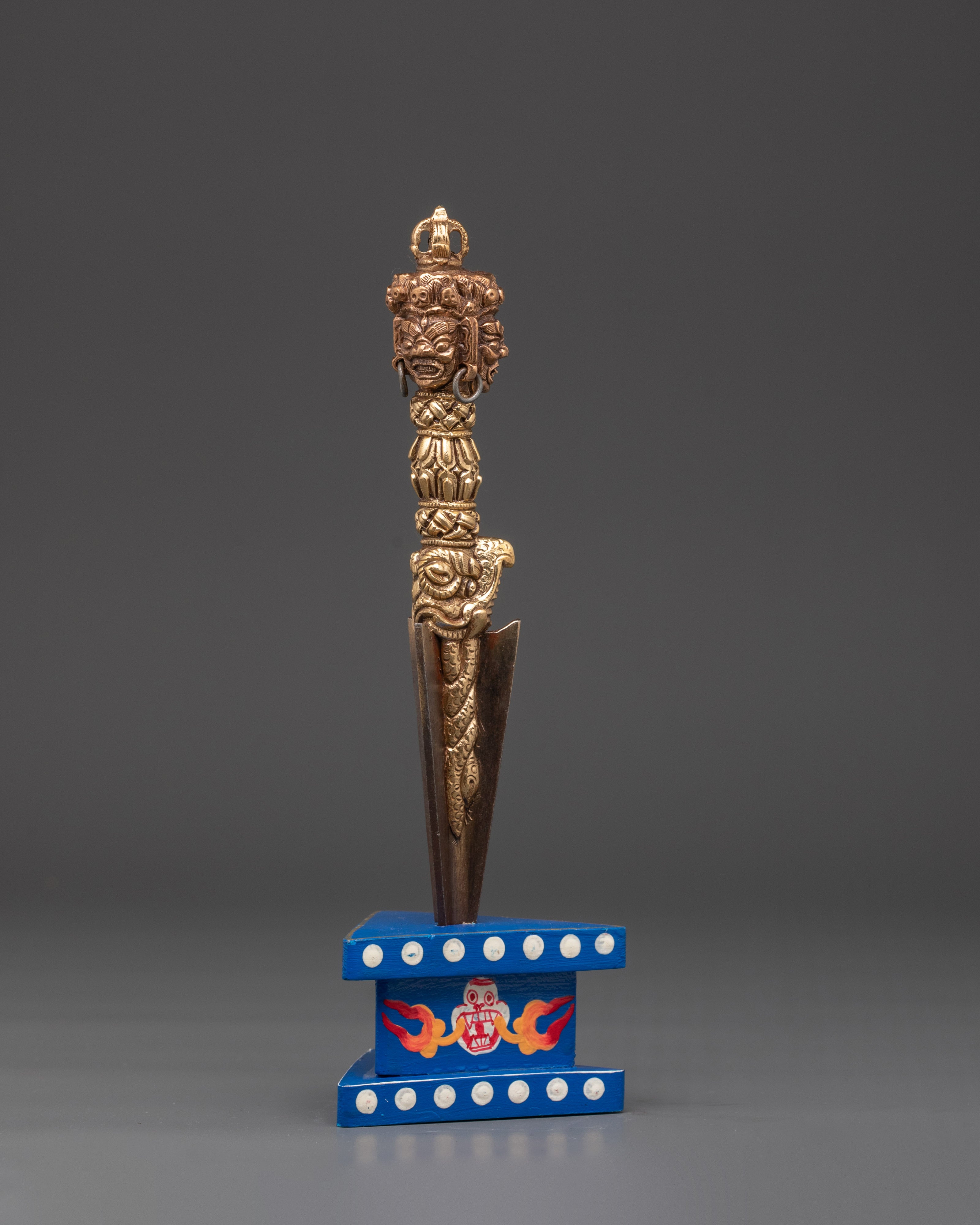 Sacred Tibetan Phurba Dagger | Powerful Tantric Protection Tool