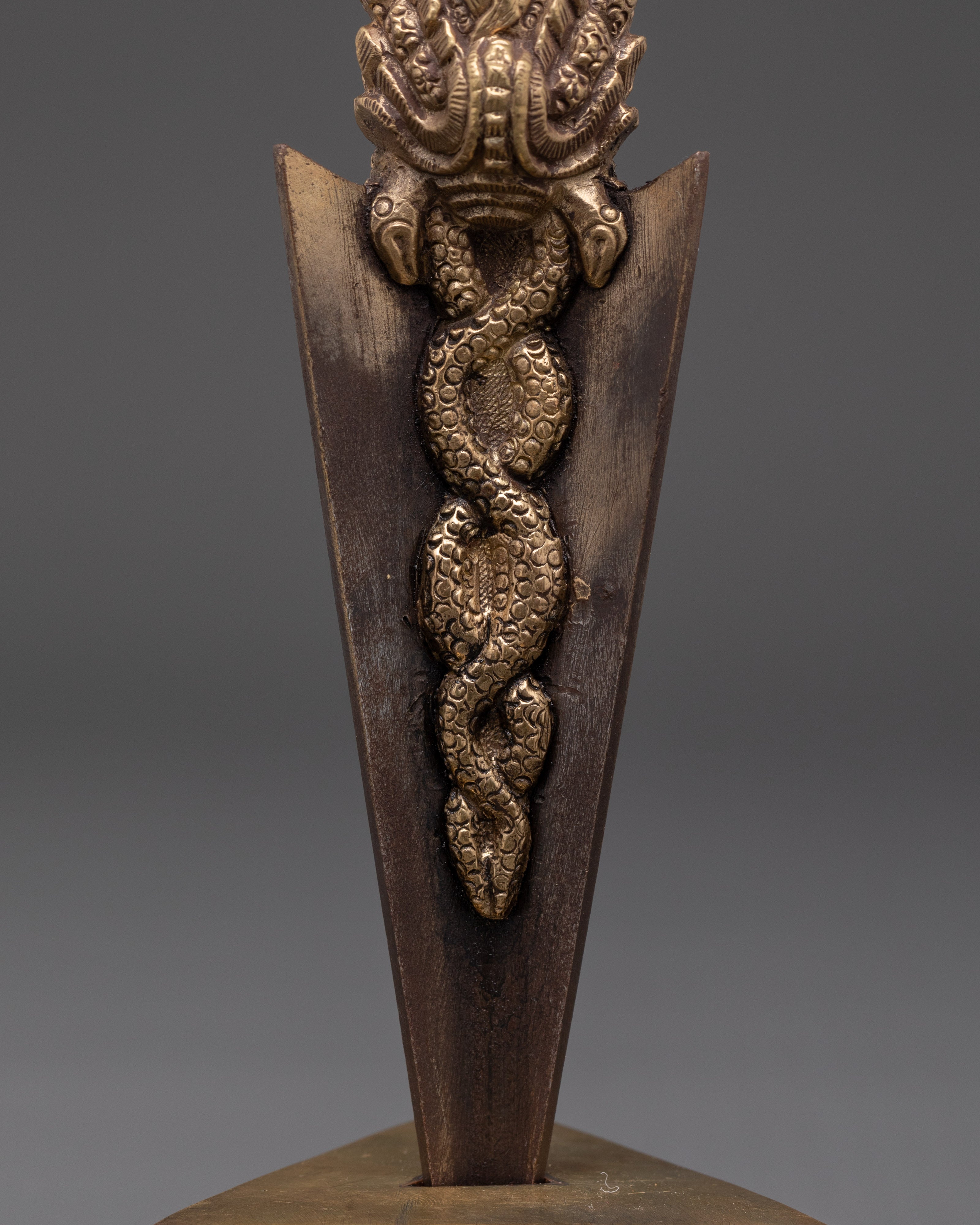 Vajrayana Tool Phurba | Copper & Zinc Ritual Dagger