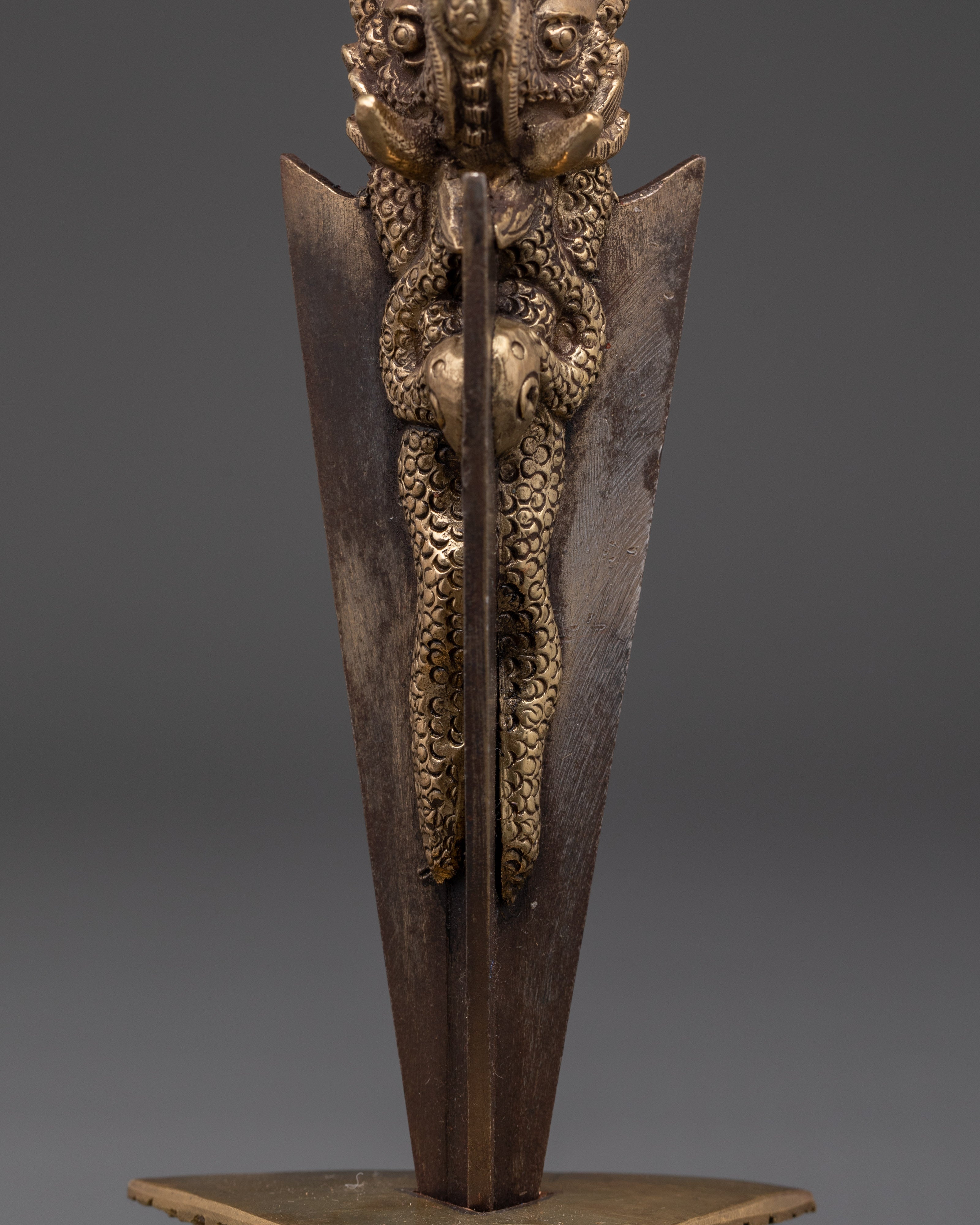 Vajrayana Tool Phurba | Copper & Zinc Ritual Dagger