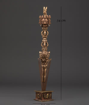 Tibetan Buddhist Powerful Vajrakilaya Phurba | Ceremonial Ritual Dagger for Protection