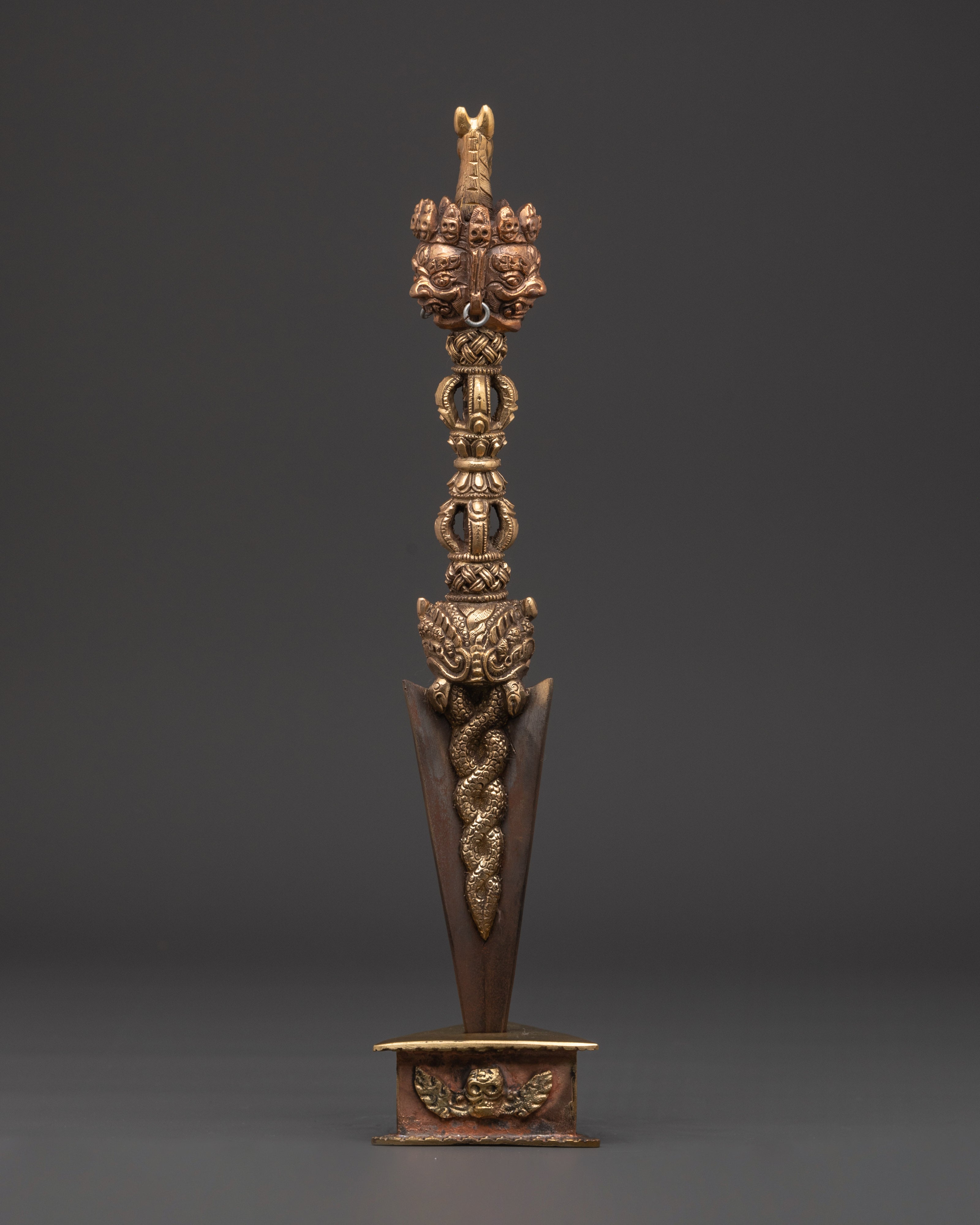 Tibetan Buddhist Powerful Vajrakilaya Phurba | Ceremonial Ritual Dagger for Protection
