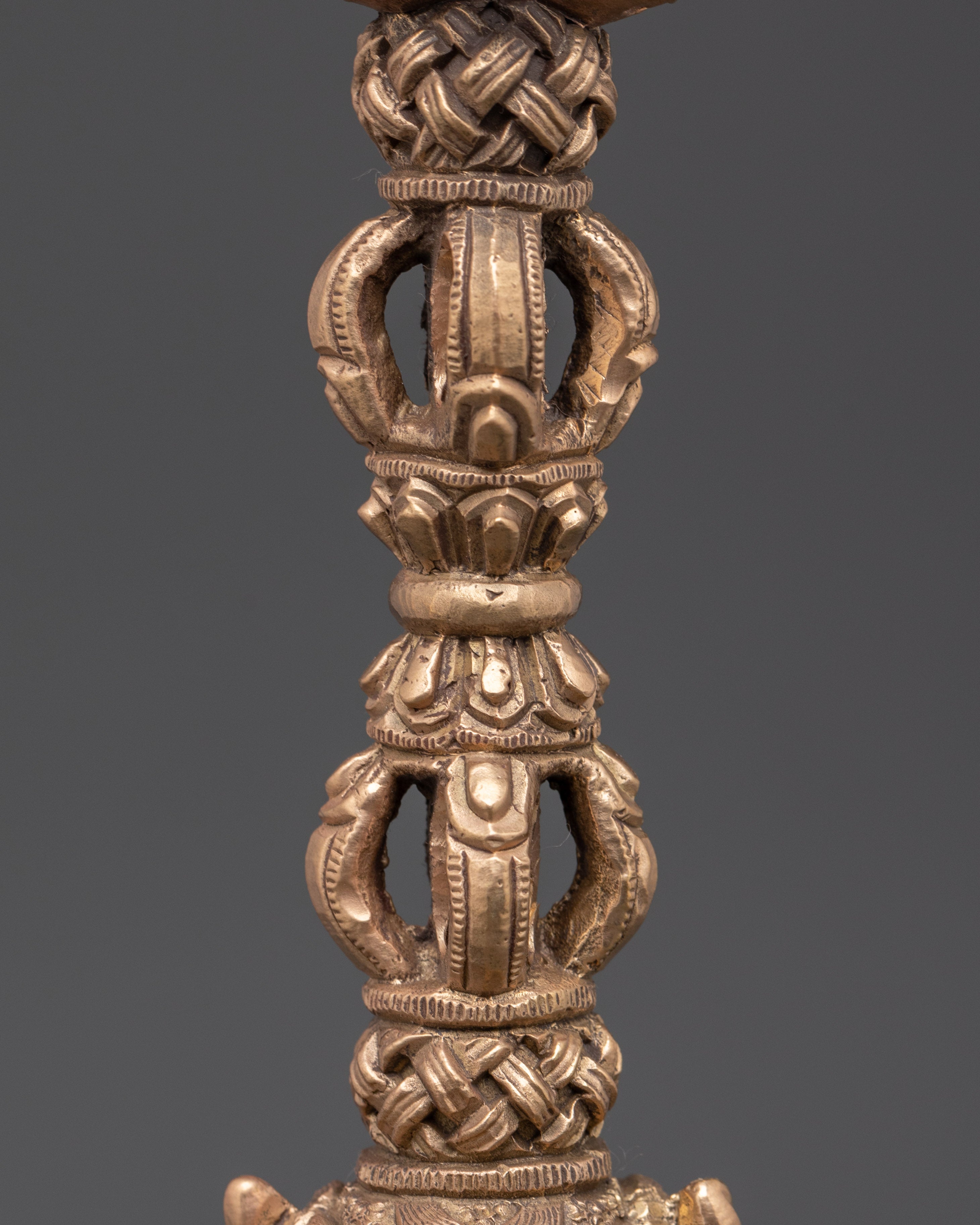 Tibetan Buddhist Three-Faced Deity Phurba | Ceremonial Ritual Dagger