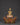 Handcrafted Tibetan Ritual Crown | Gold Plated Headpiece with Banarasi Fabric