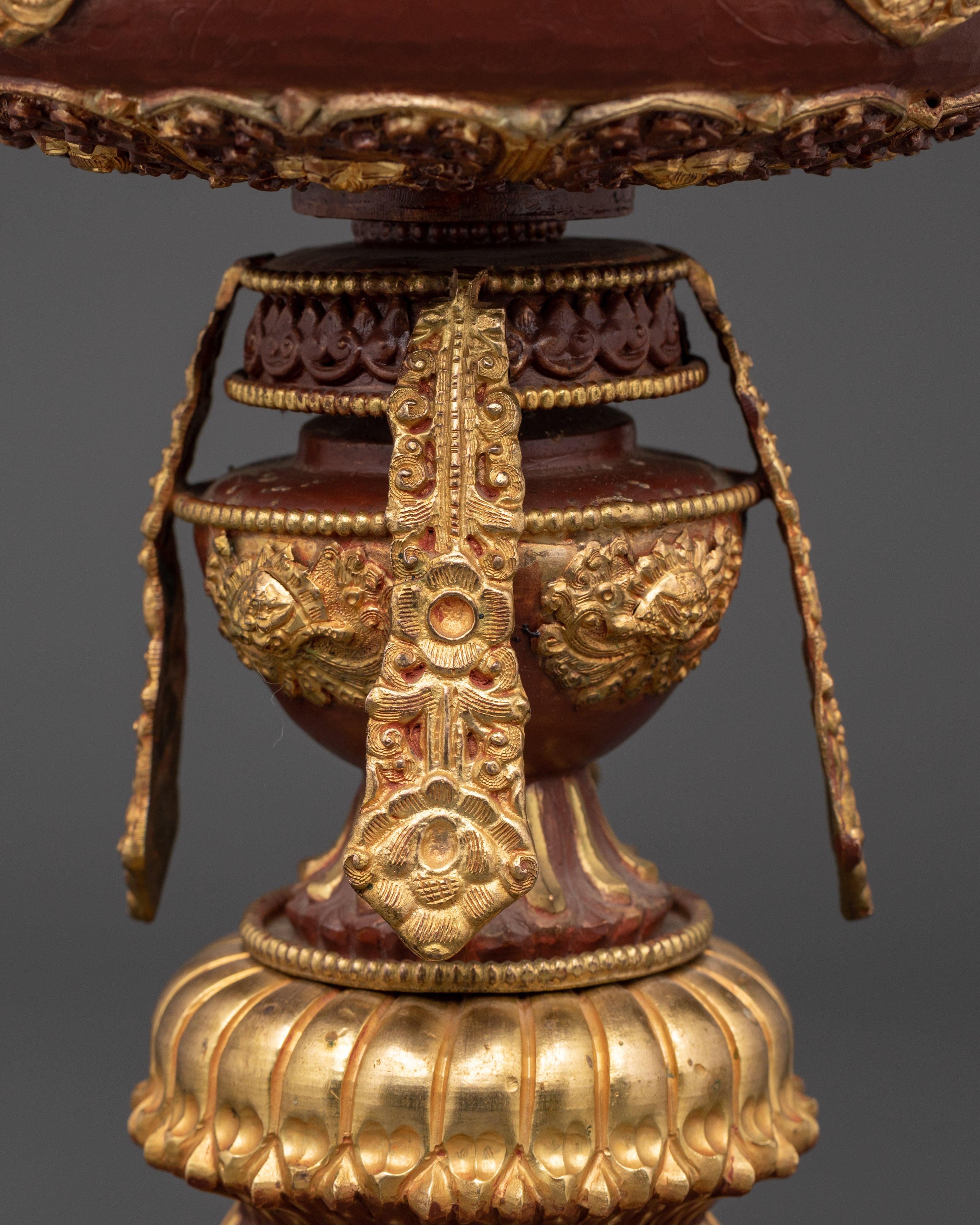 Tibetan Butter Ritual lamp | Traditional Buddhist Offering Light