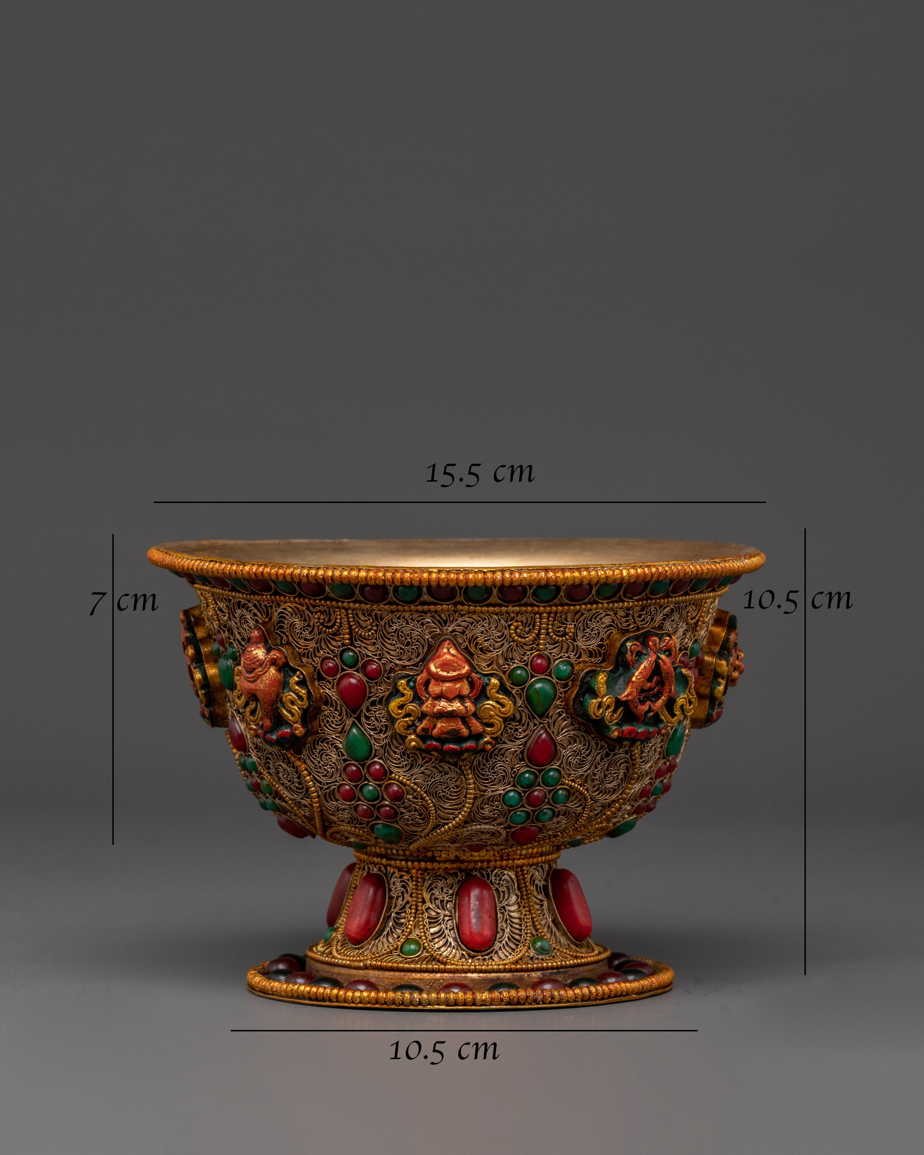 Handmade Buddhist Offering Bowl Set
