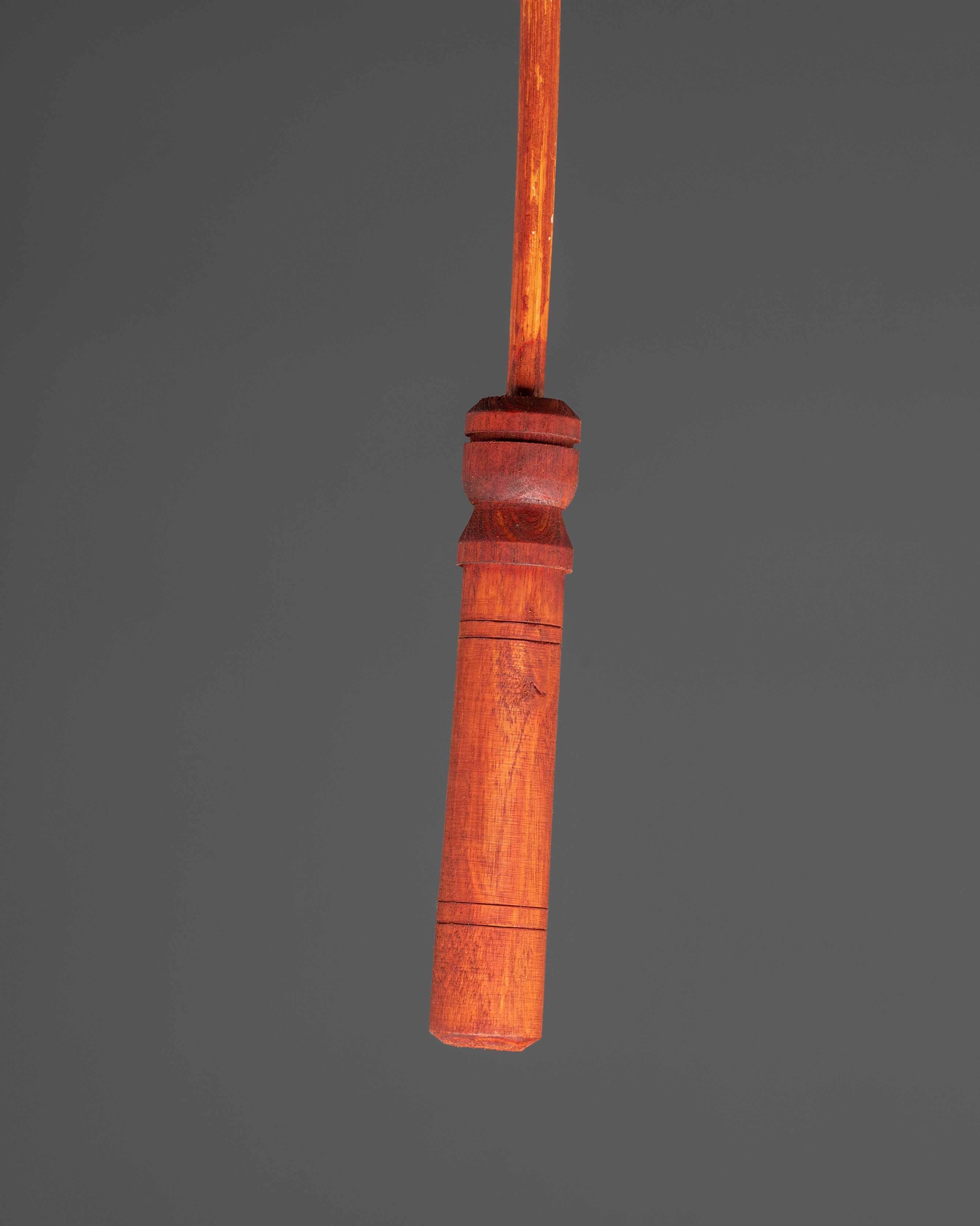 Handcrafted Tibetan Dakini Drum | Painted Ritual Chöd Drum with Stand and Stick