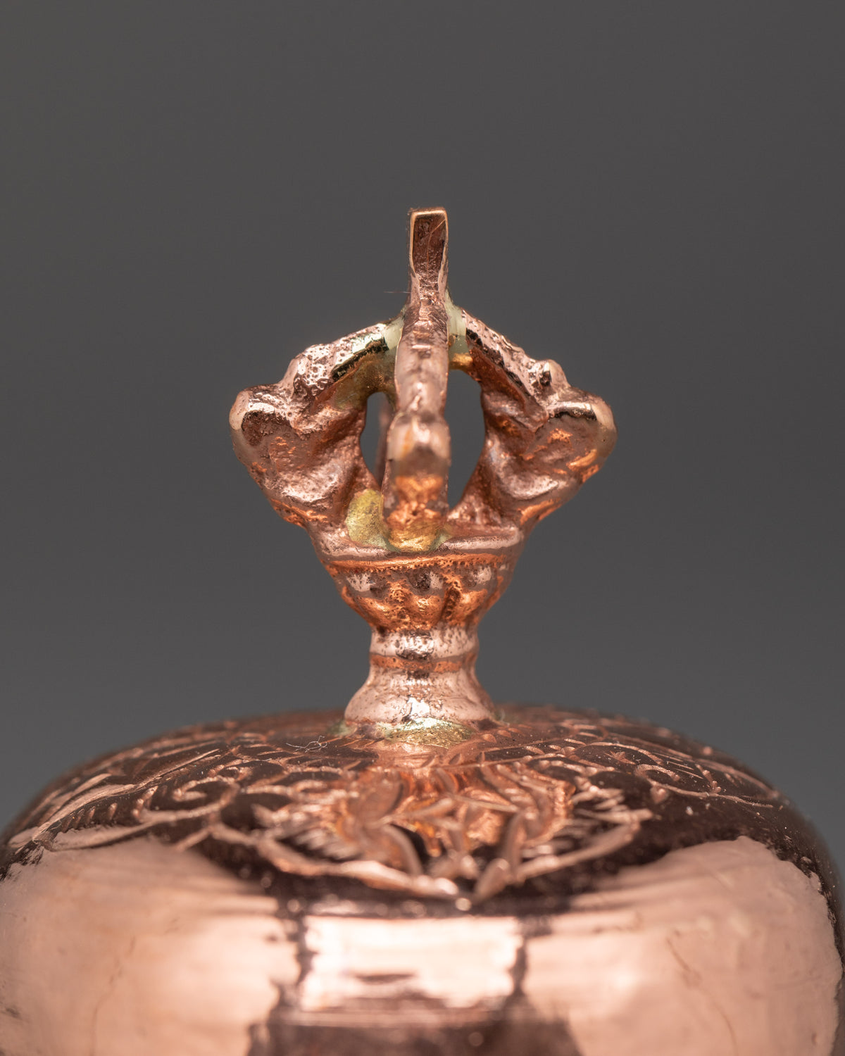 Sacred Copper Ritual Skull Cup | Vajrayana Buddhism Sacred Tool