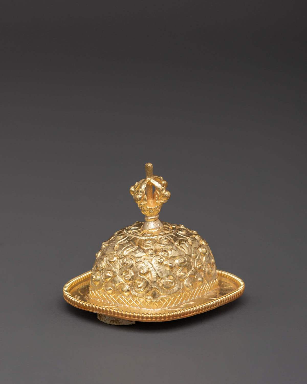 Electro Gold-Plated Kapala Set for Tantric Buddhist Rituals | Traditional Art