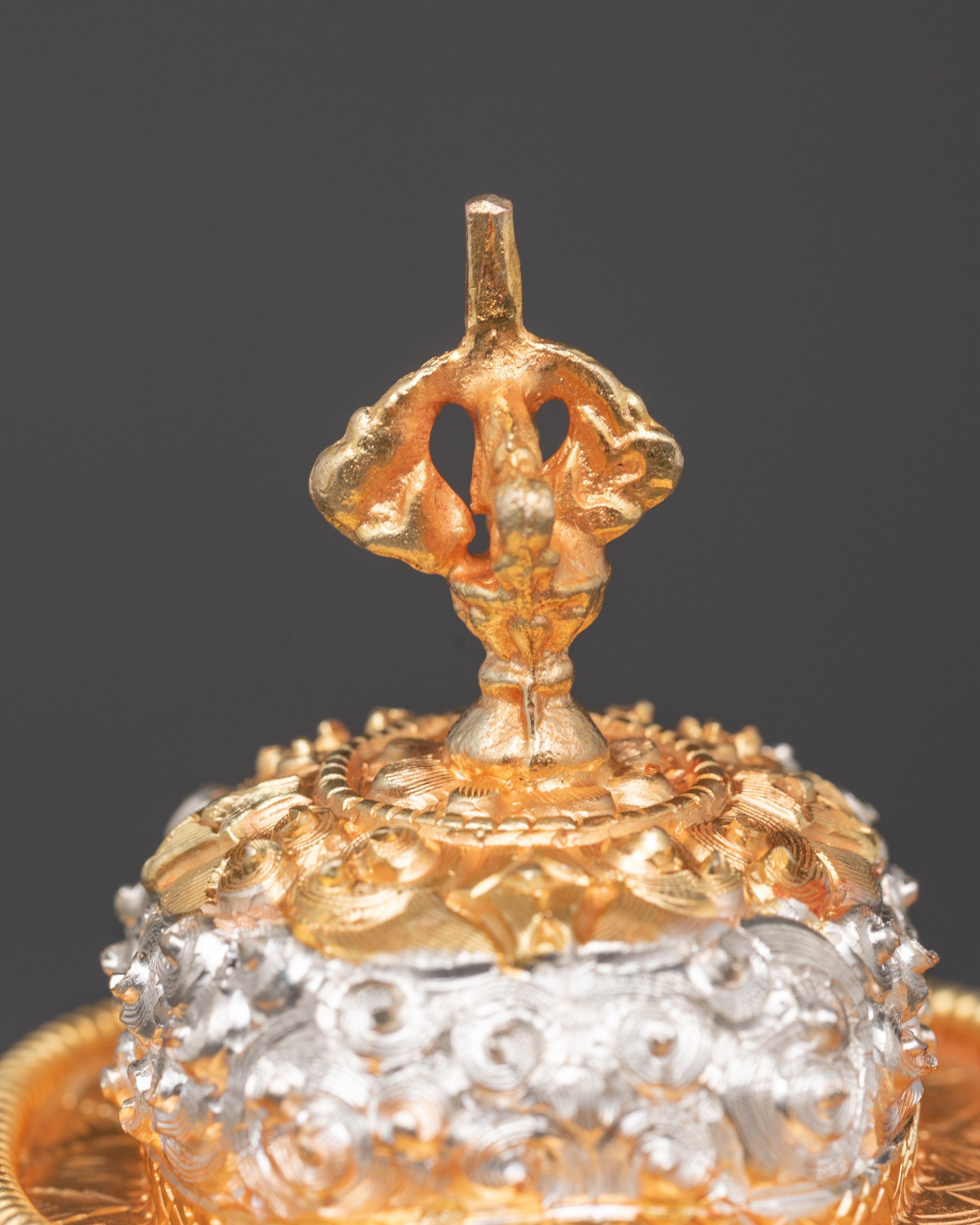 Kapala Set for Buddhist Rituals | Sacred Tibetan Ritual Skull Cup