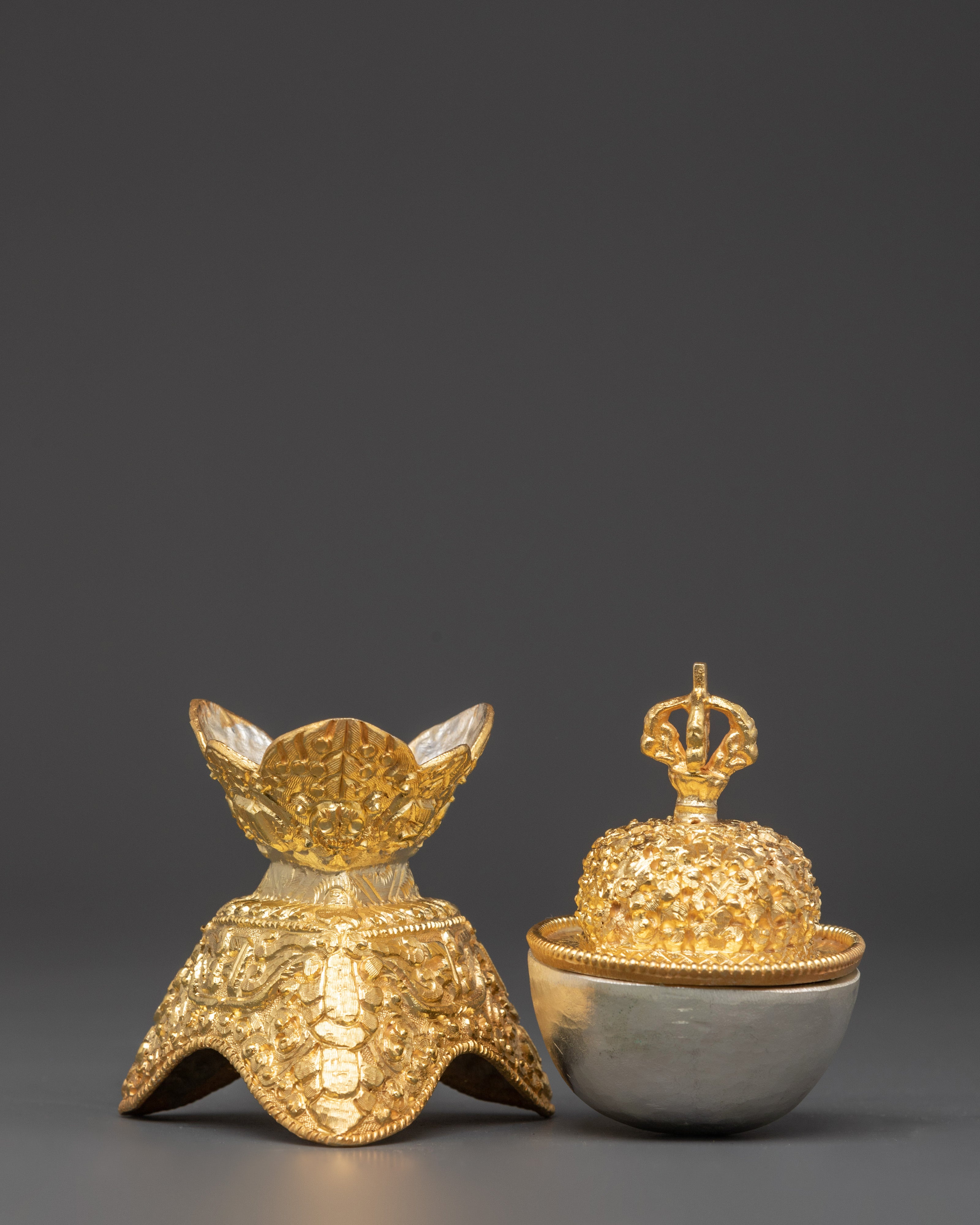 Copper Kapala Set | Traditional Tibetan Art