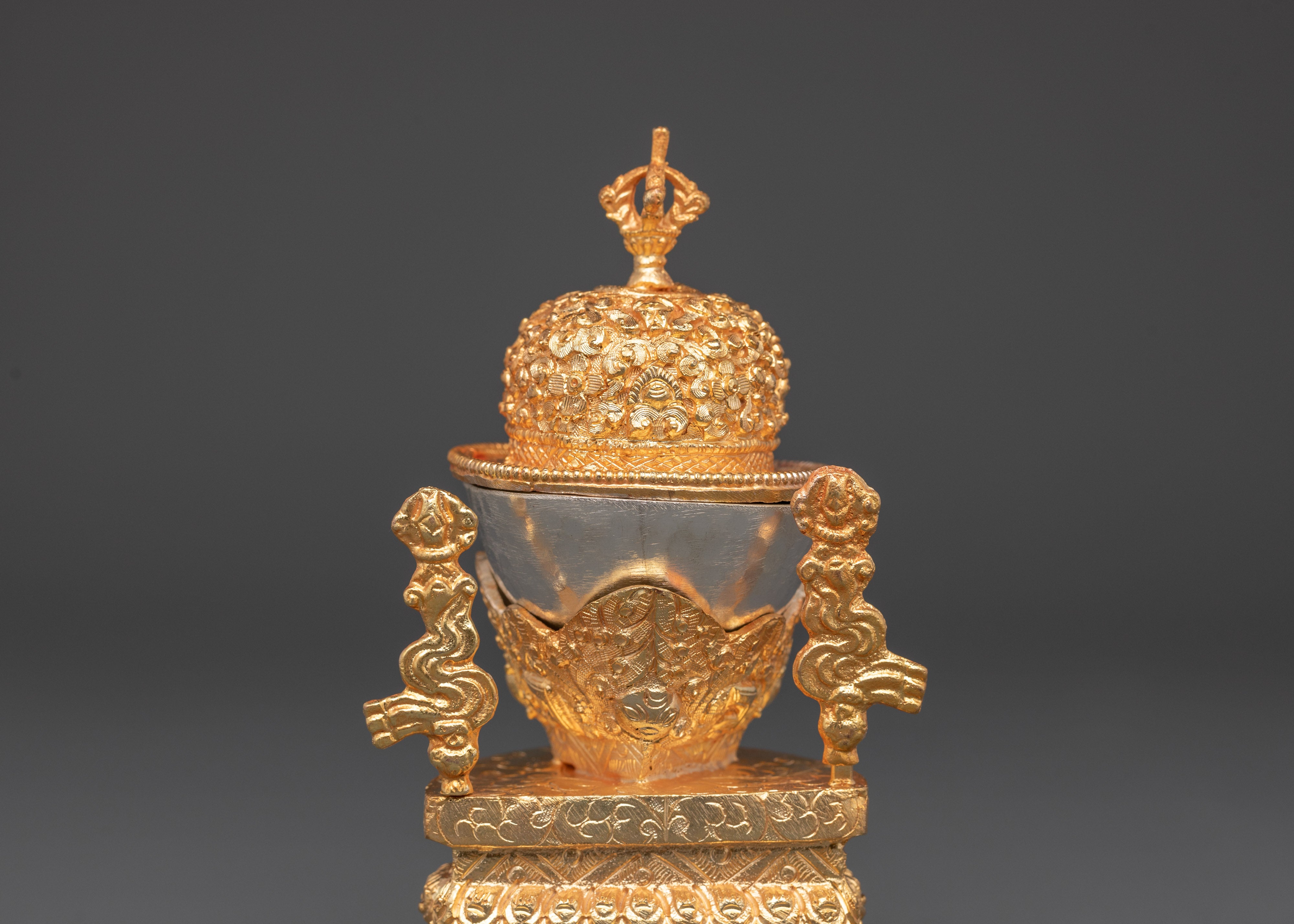 Kapala Buddhist Ritual Set |  Tibetan Offering Cups