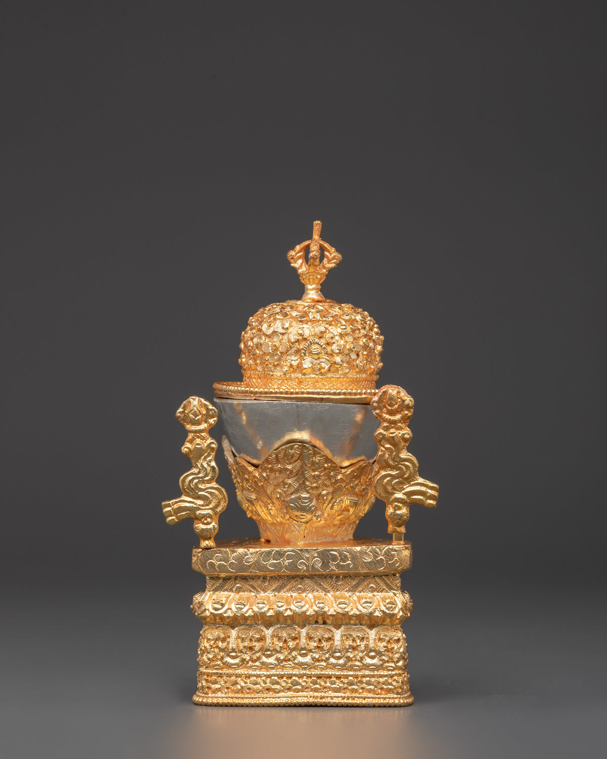 Kapala Buddhist Ritual Set |  Tibetan Offering Cups