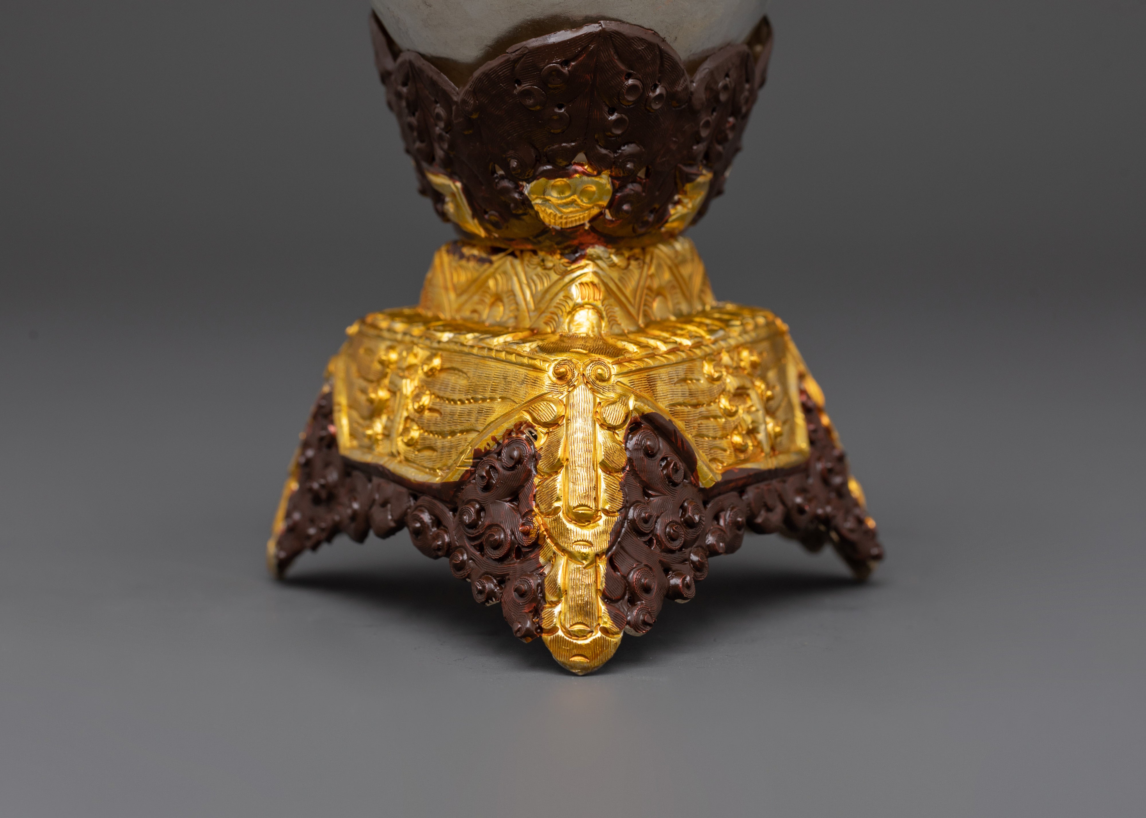 Handmade Kapala Set | Tibetan Skull Cup Set