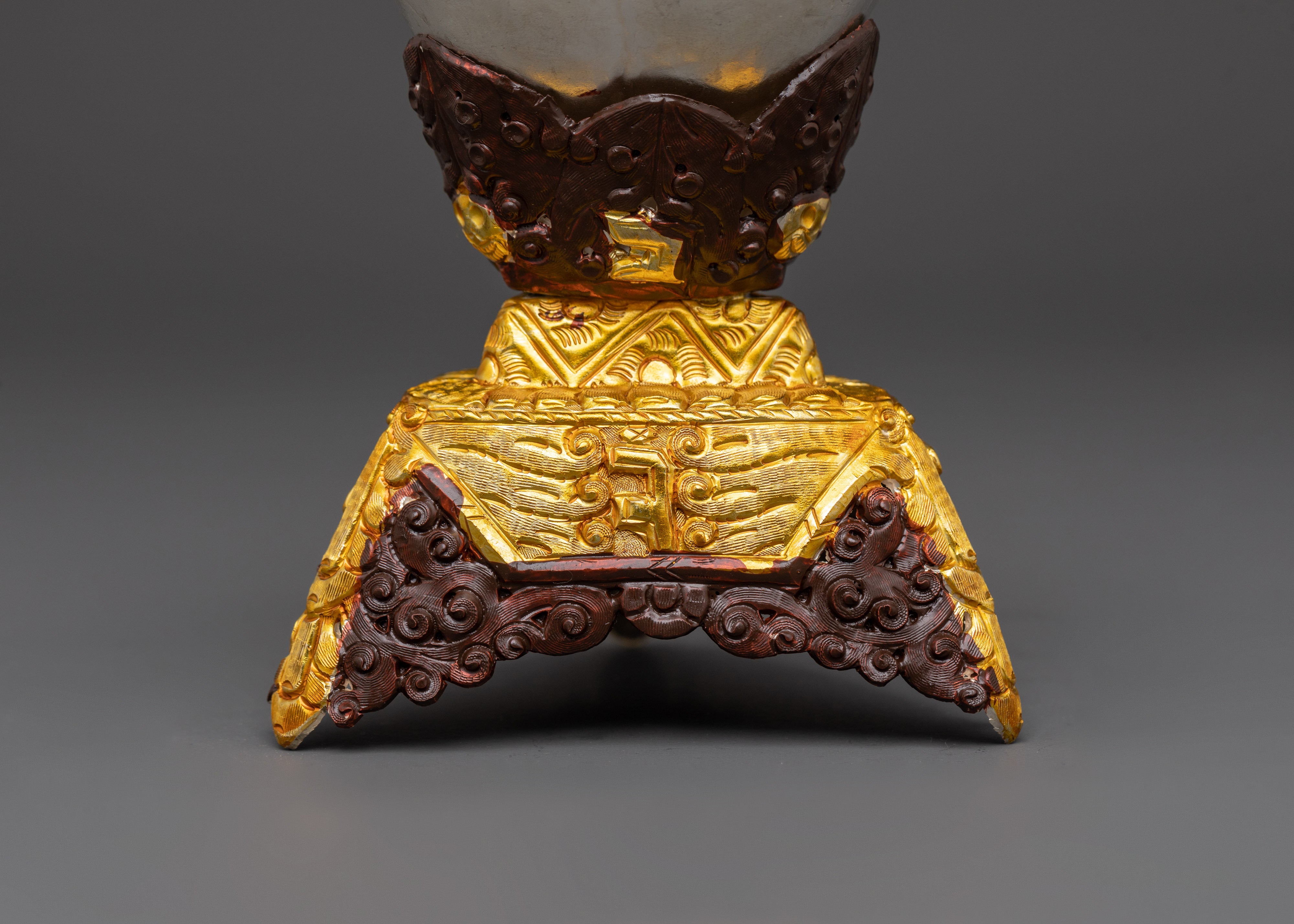 Handmade Kapala Set | Tibetan Skull Cup Set