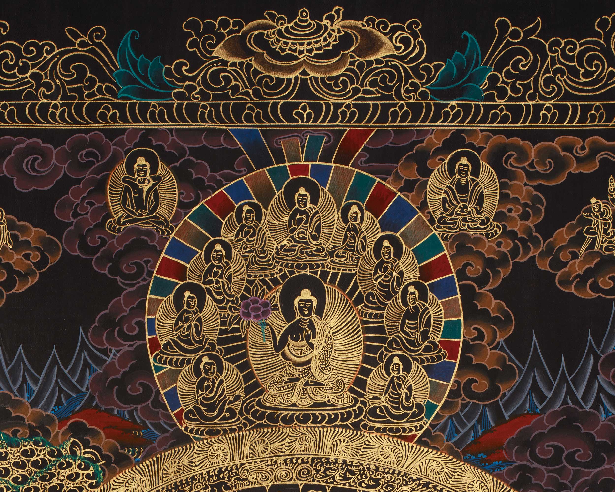 Buddha Life Story Art | Journey of Shakyamuni Buddha Artwork